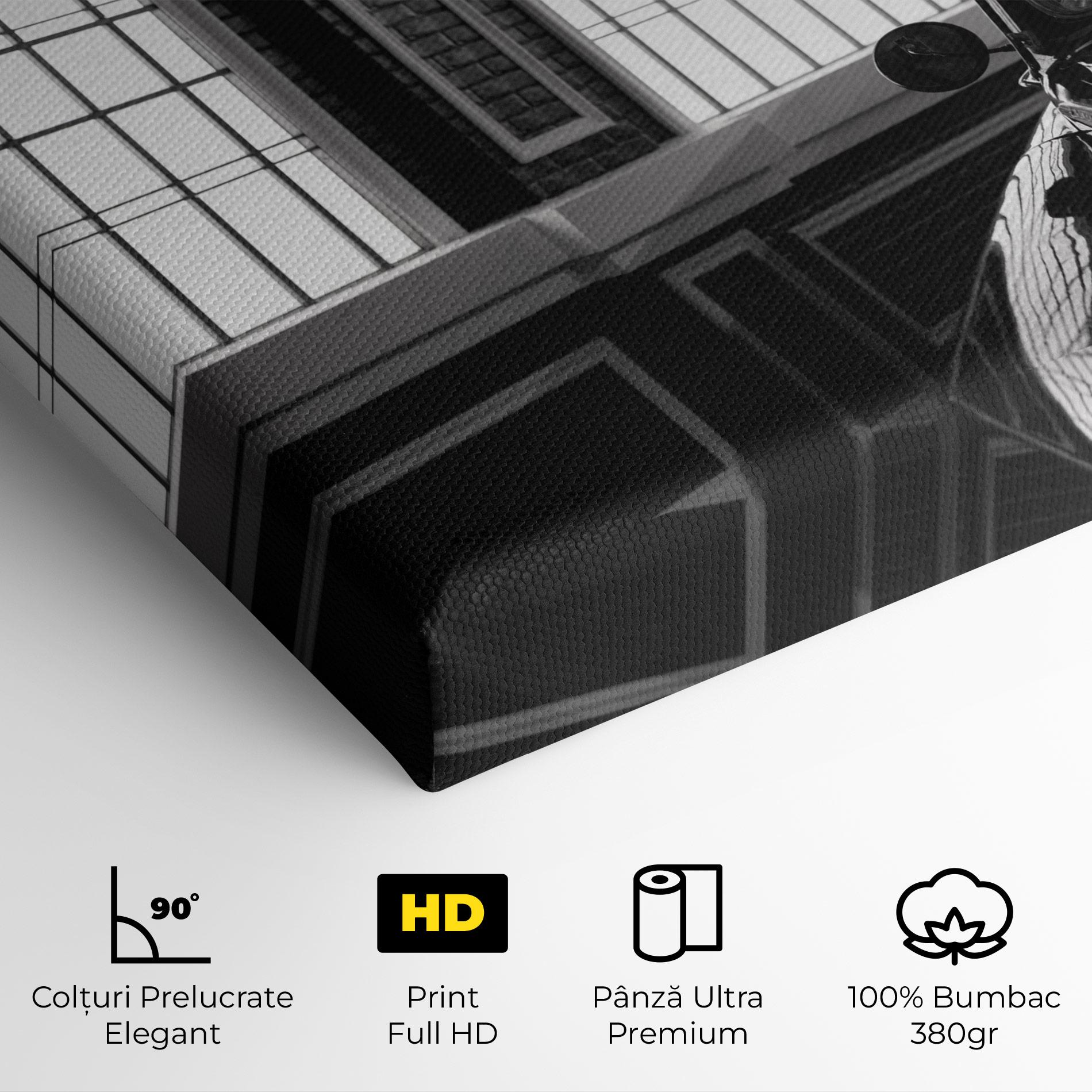 Tablou Canvas Window Old Car mockup 4