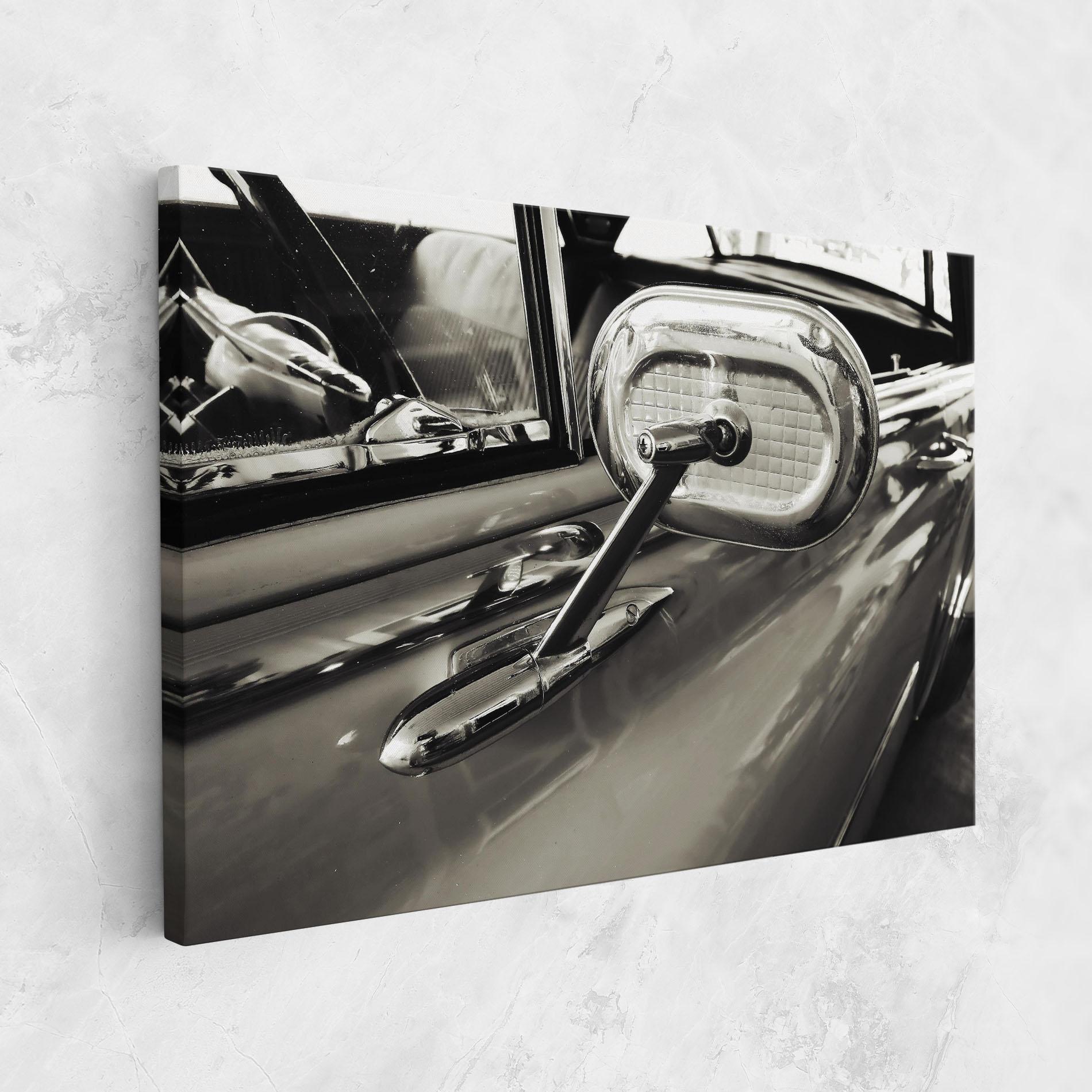 Tablou Canvas Close Up Grey Car mockup 1