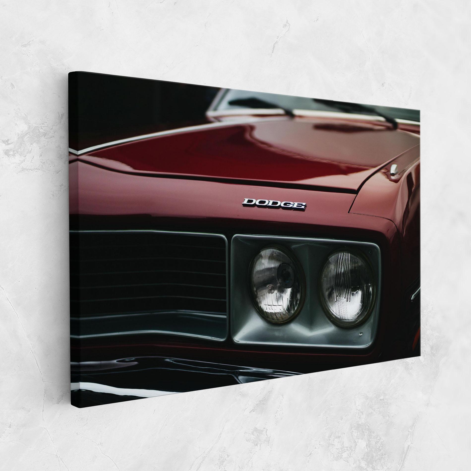 Tablou Canvas Dark Red Car mockup 1