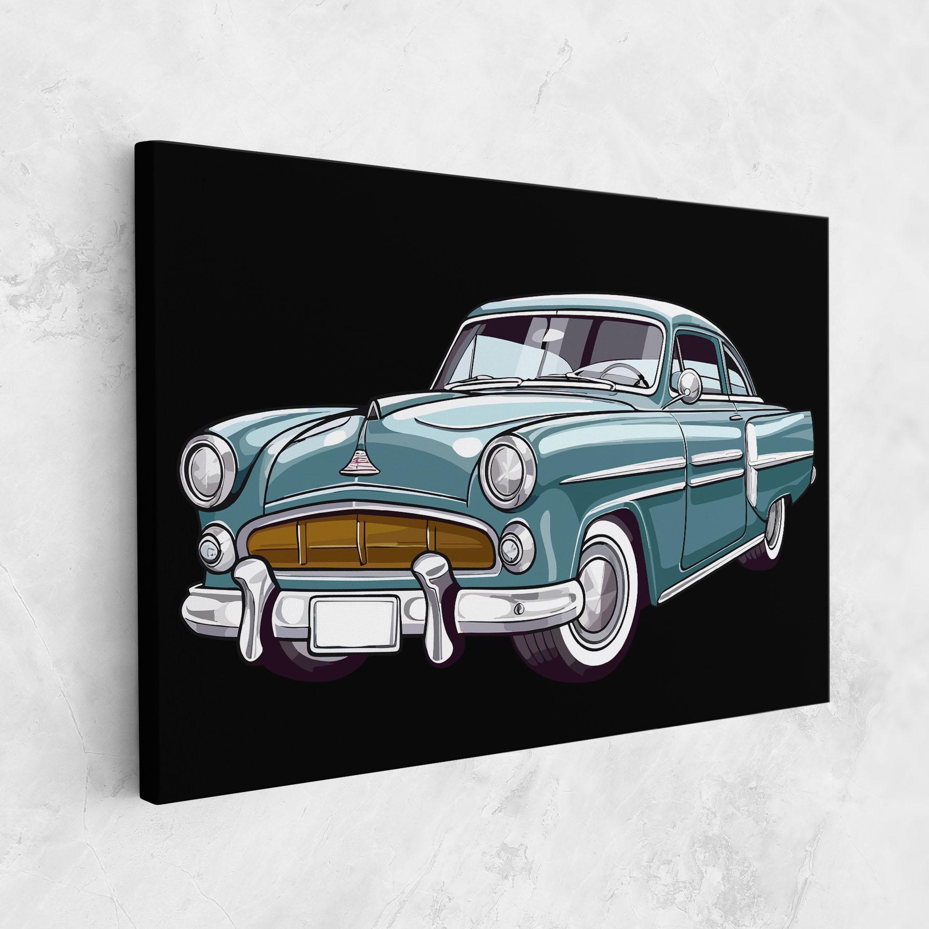 Tablou Canvas Ford Thunderbolt mockup 1