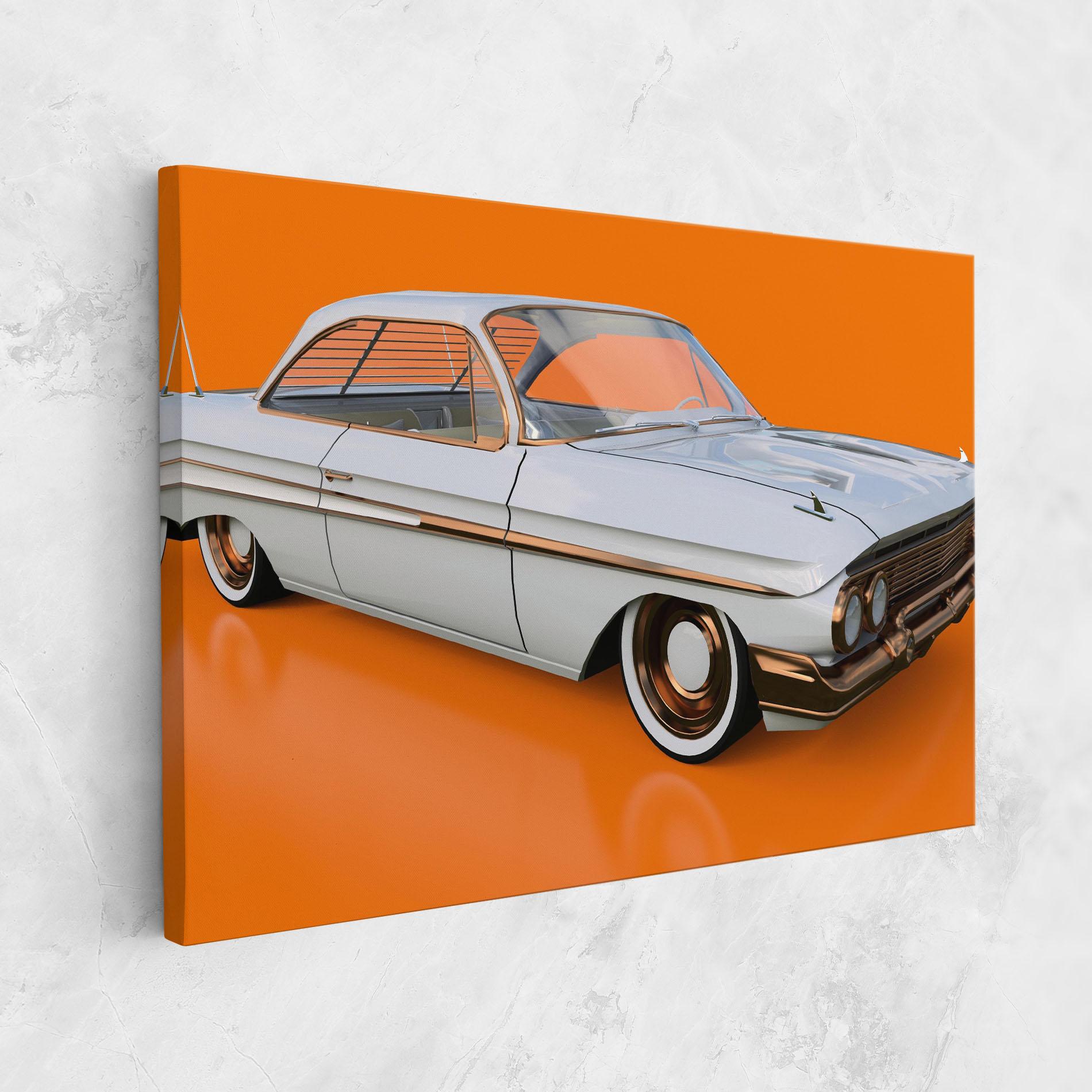 Tablou Canvas Old American Car mockup 1