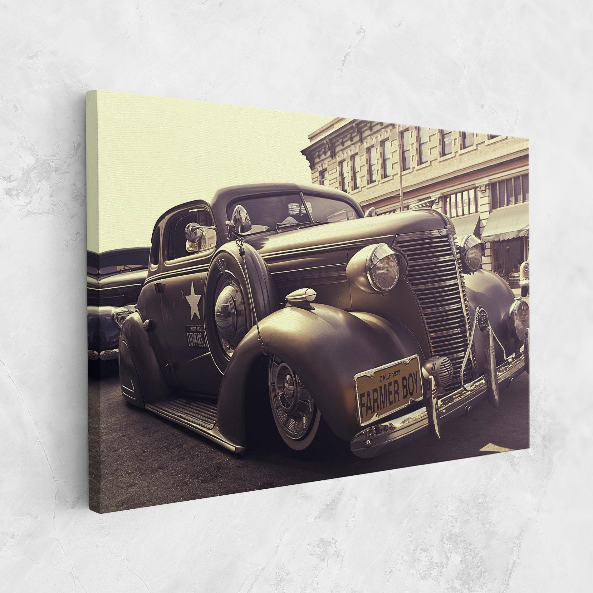 Tablou Canvas Old Classic Car mockup 1