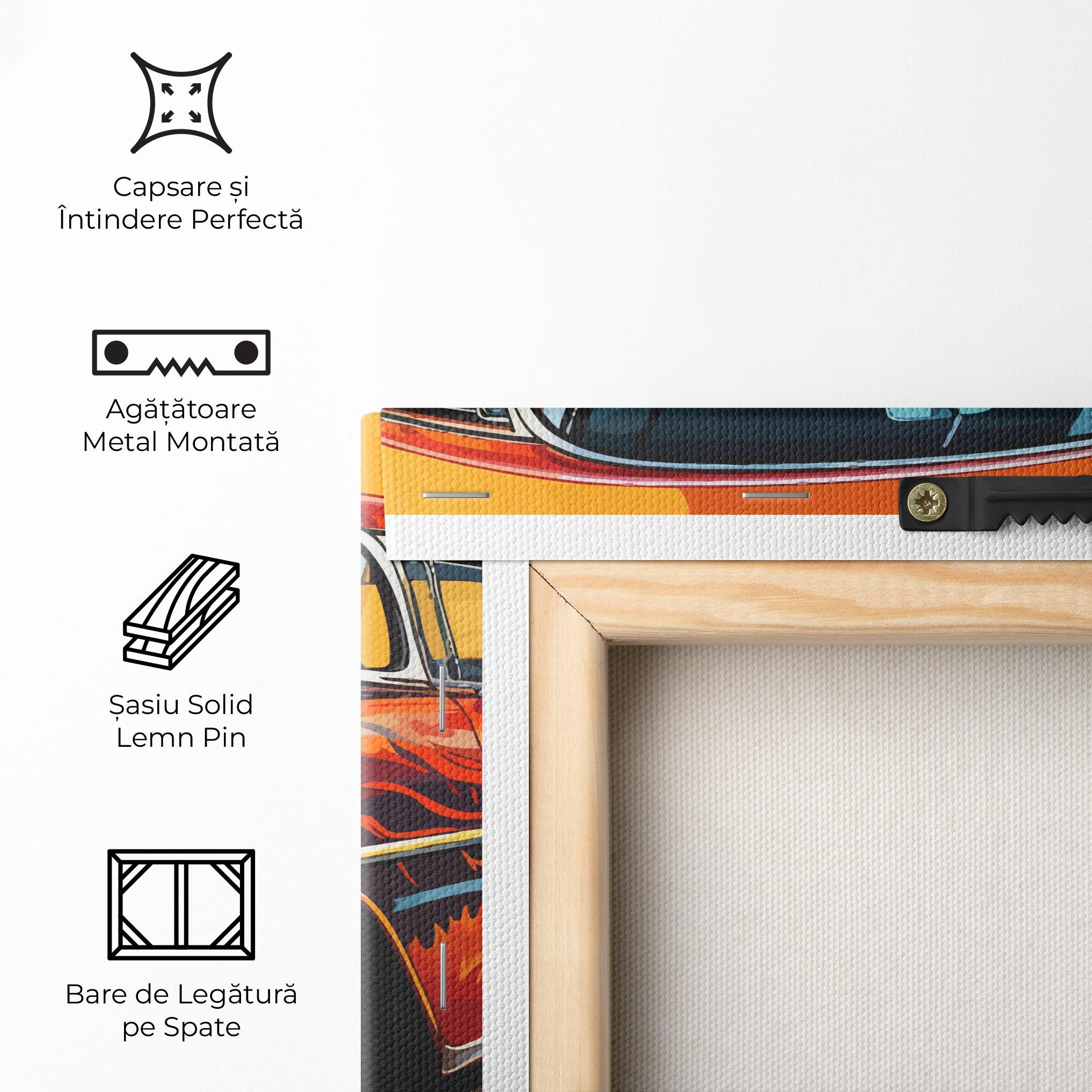 Tablou Canvas Cool Vintage Car mockup 5