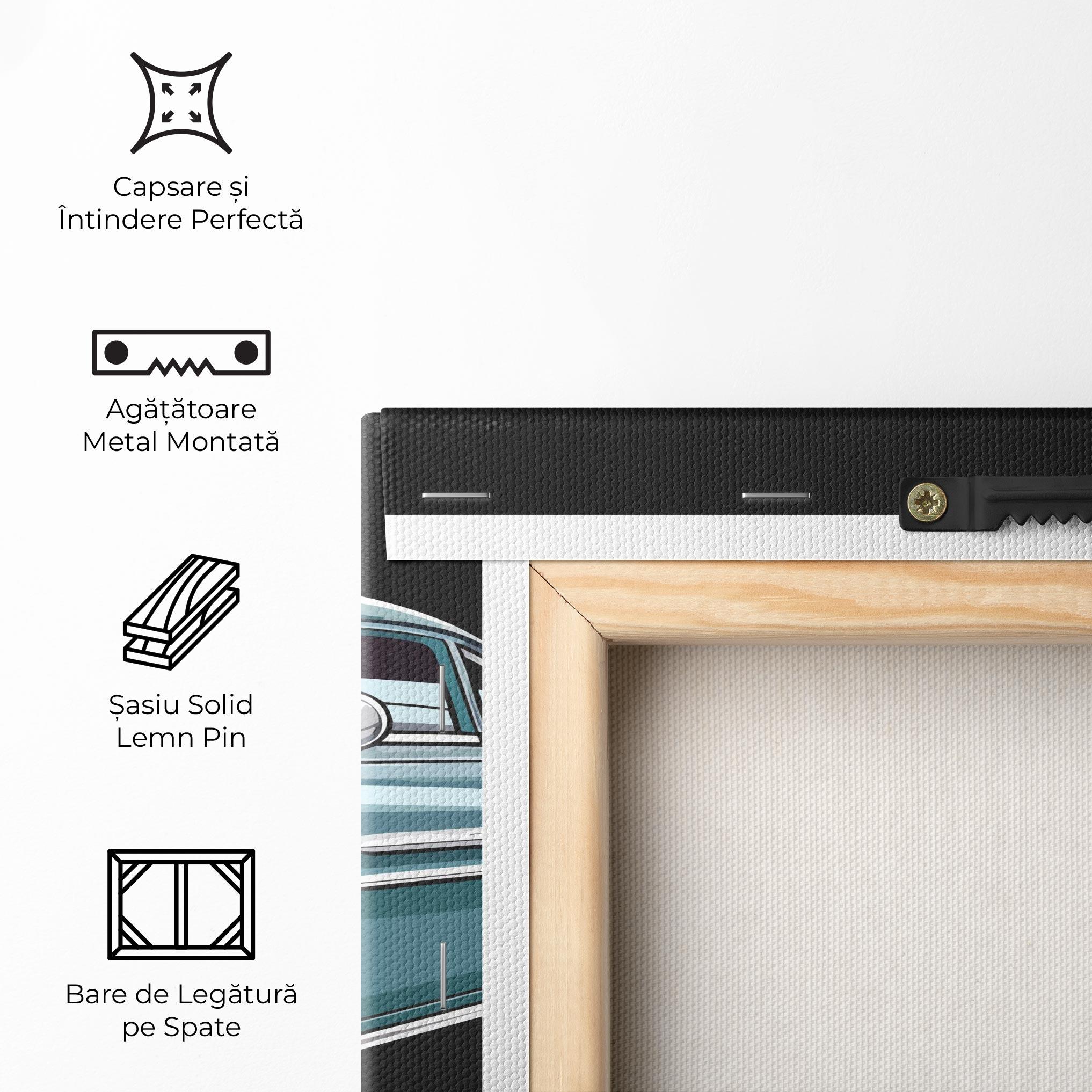 Tablou Canvas Ford Thunderbolt mockup 5