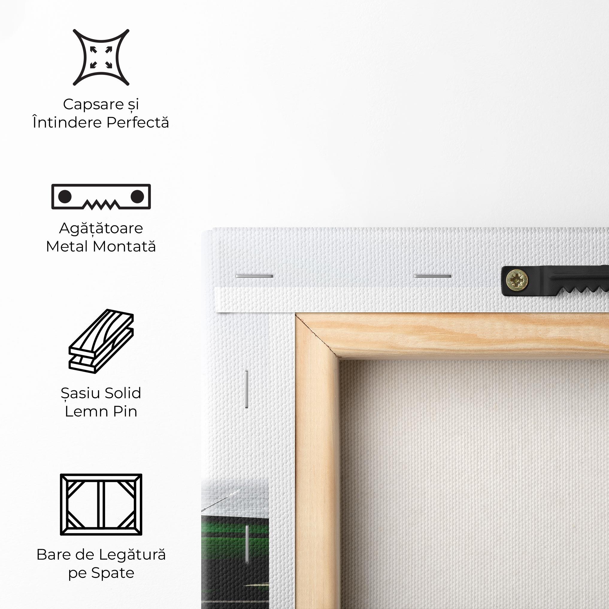 Tablou Canvas Nice Green Car mockup 5