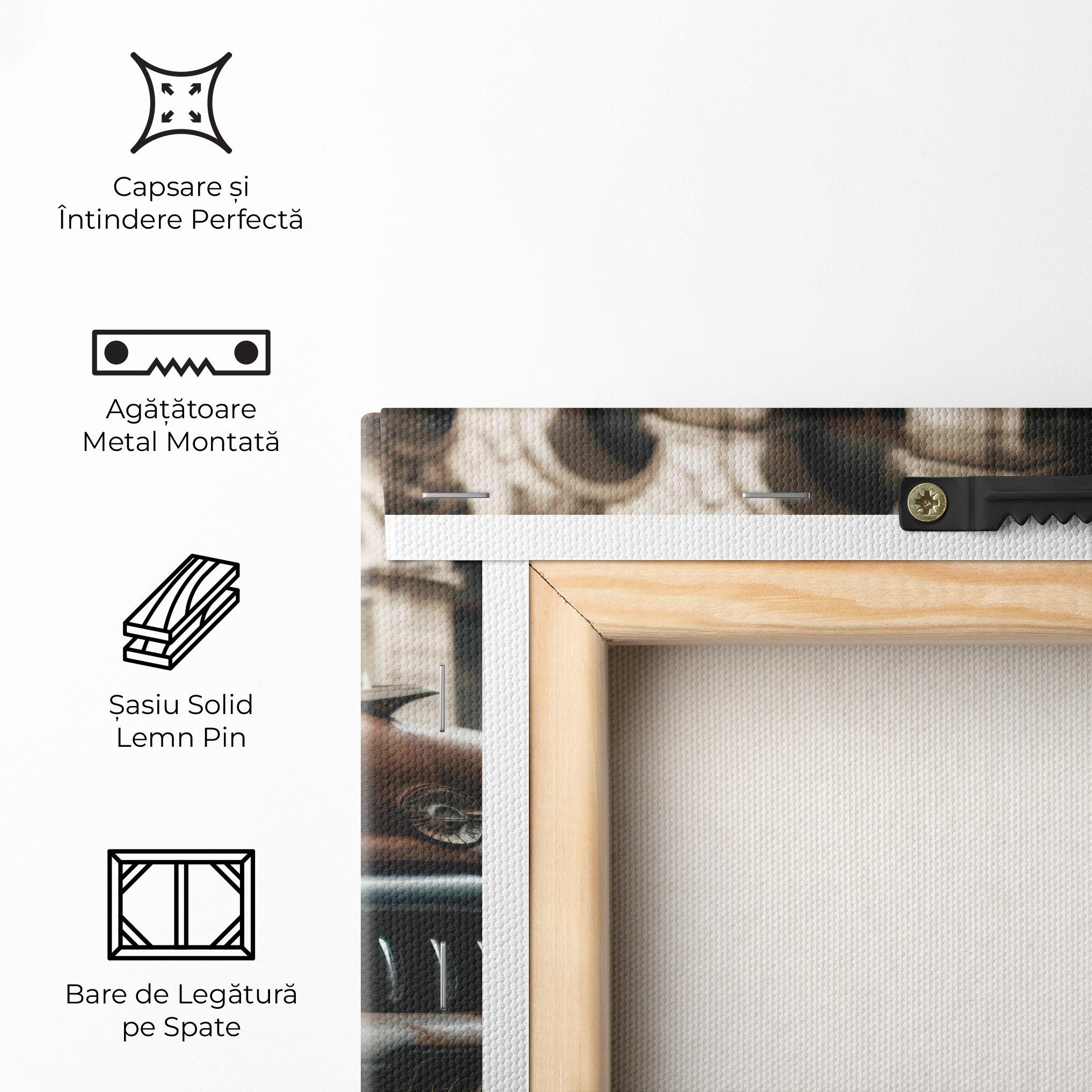 Tablou Canvas Old Brown Car mockup 5