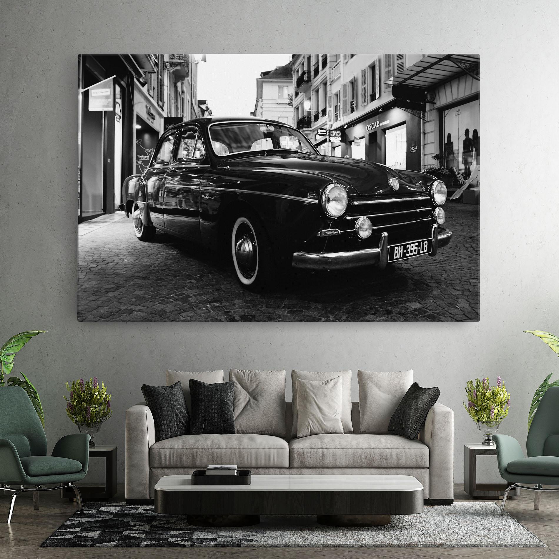 Tablou Canvas Pretty Black Car mockup 7