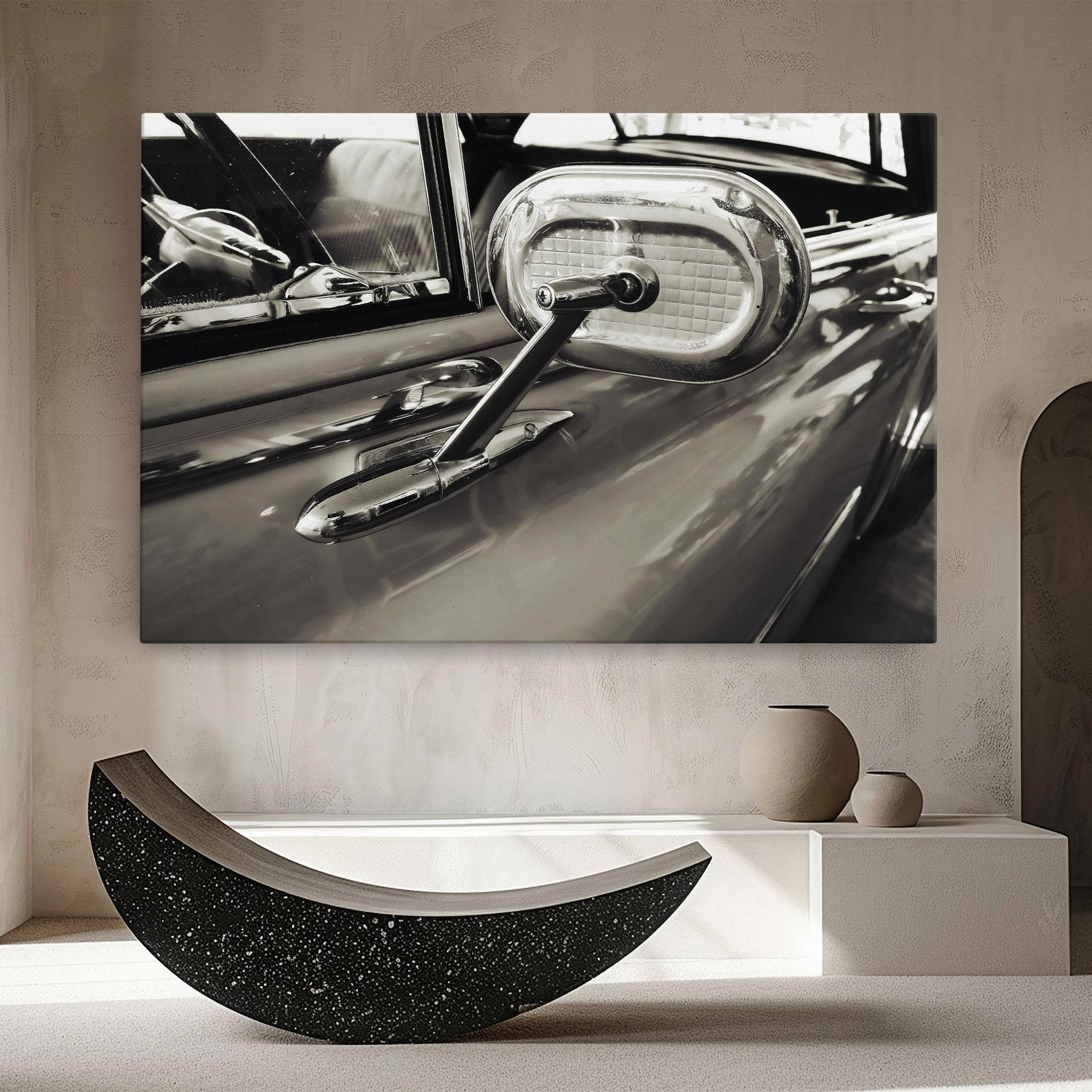 Tablou Canvas Close Up Grey Car mockup 8