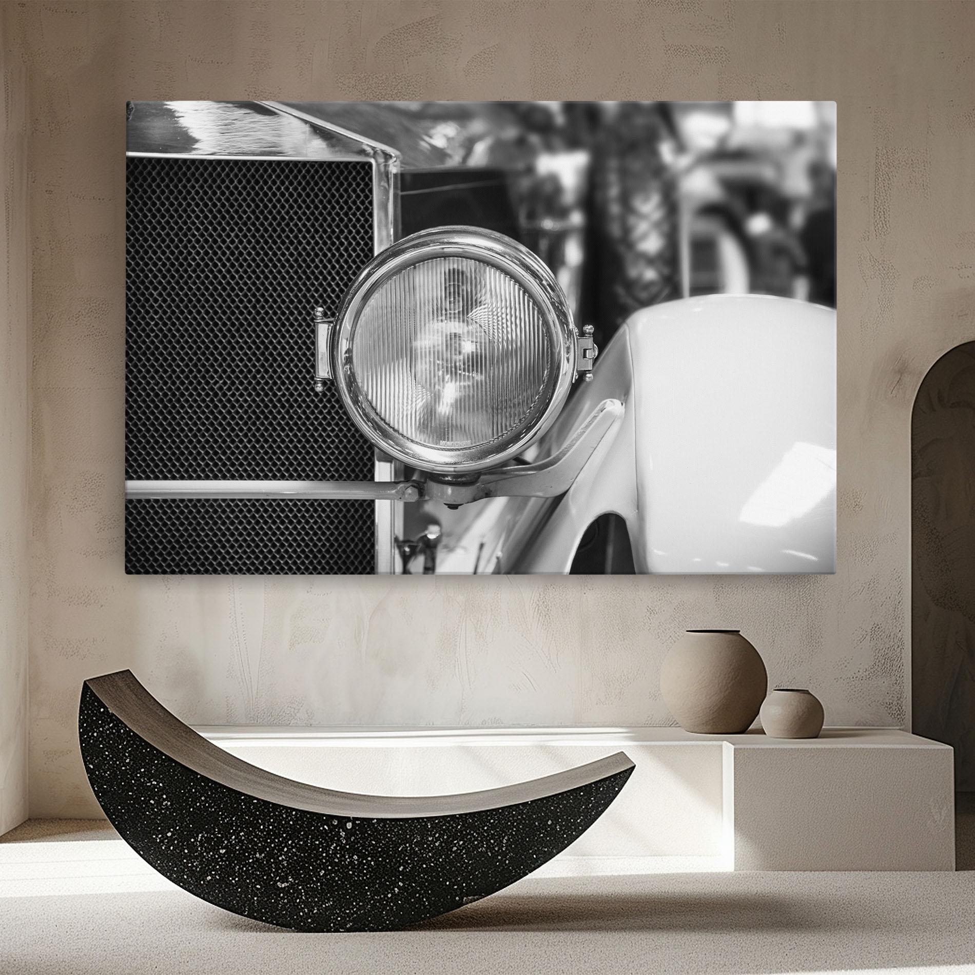 Tablou Canvas Closeup Grey Car mockup 8