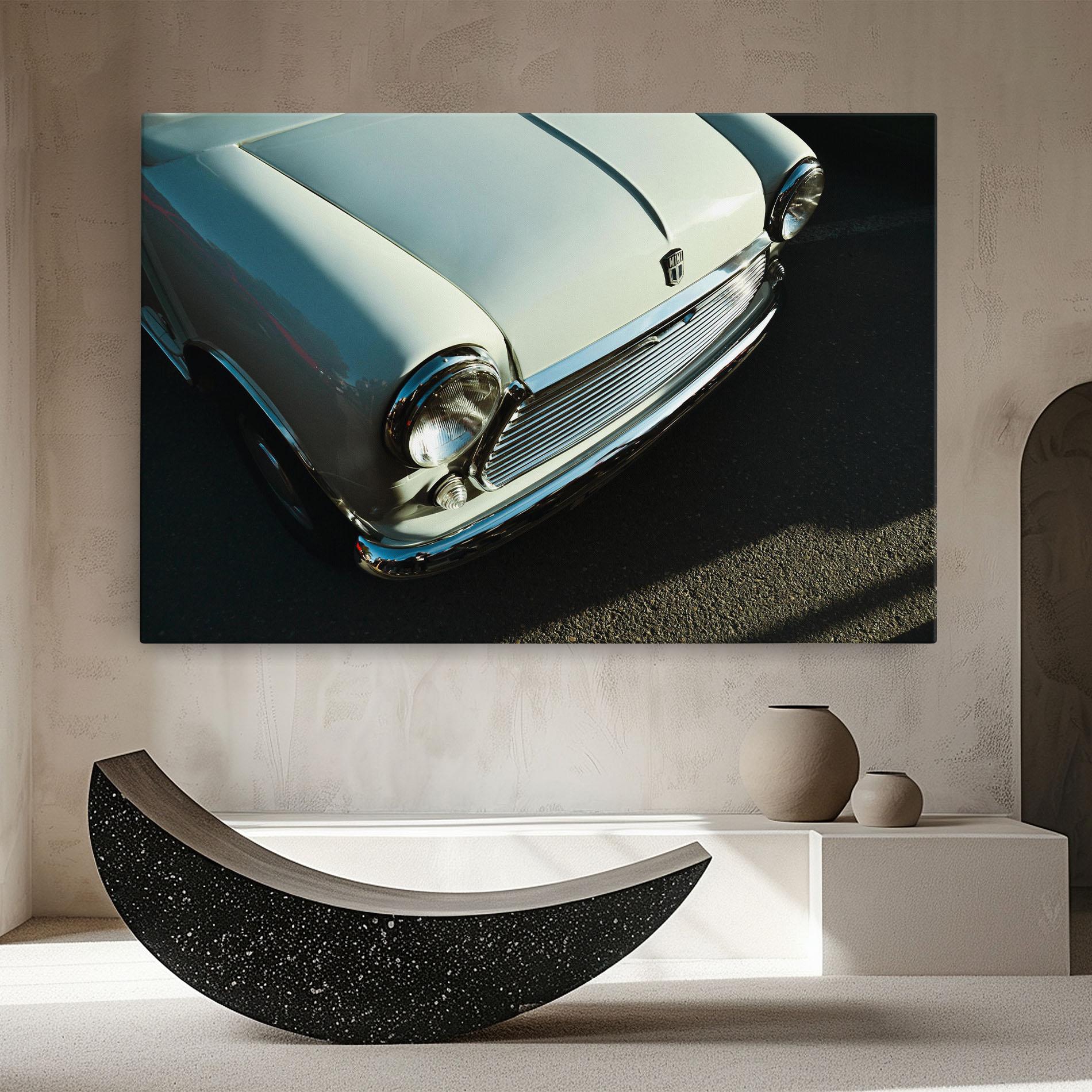 Tablou Canvas Light Blue Car mockup 8