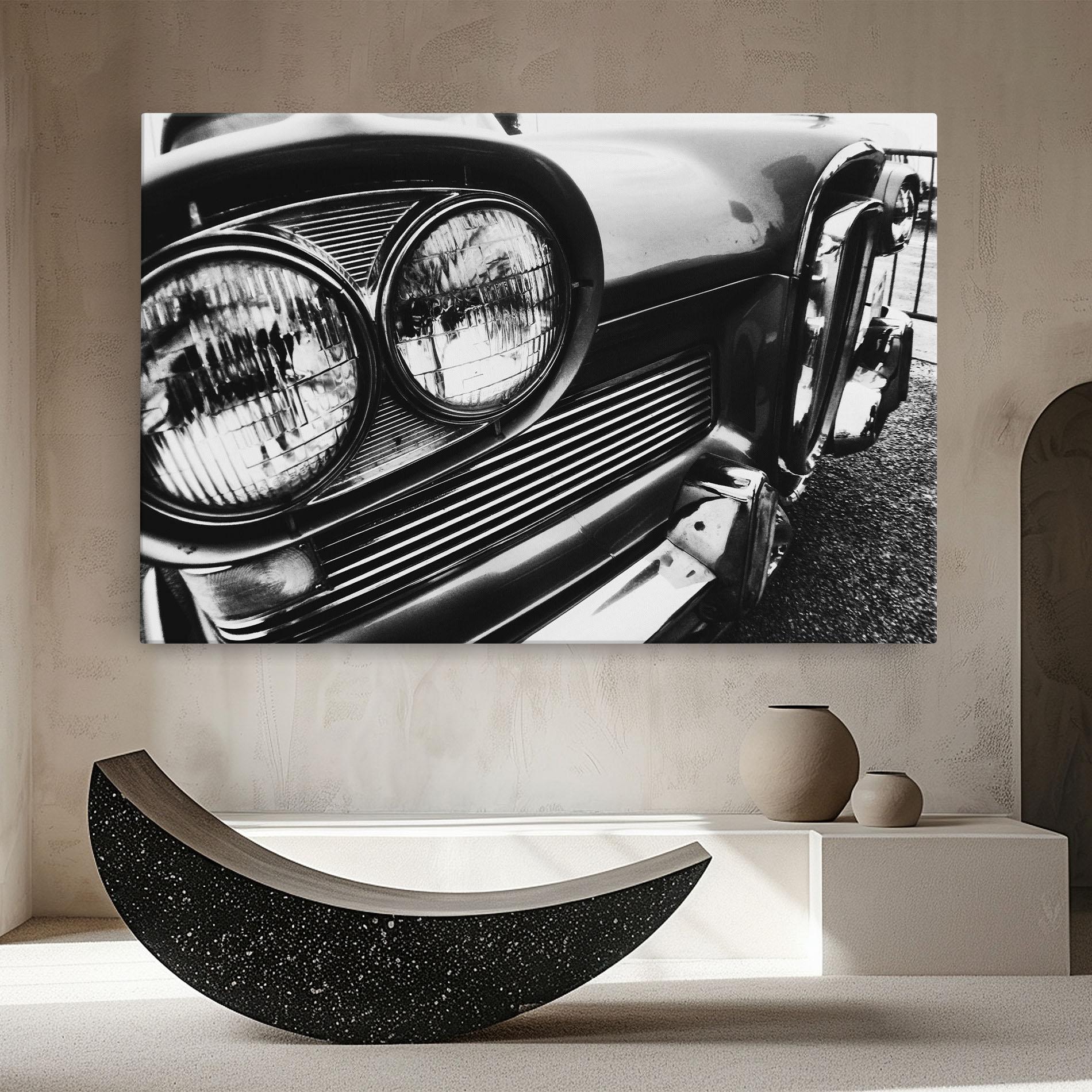 Tablou Canvas Old Closeup Car mockup 8