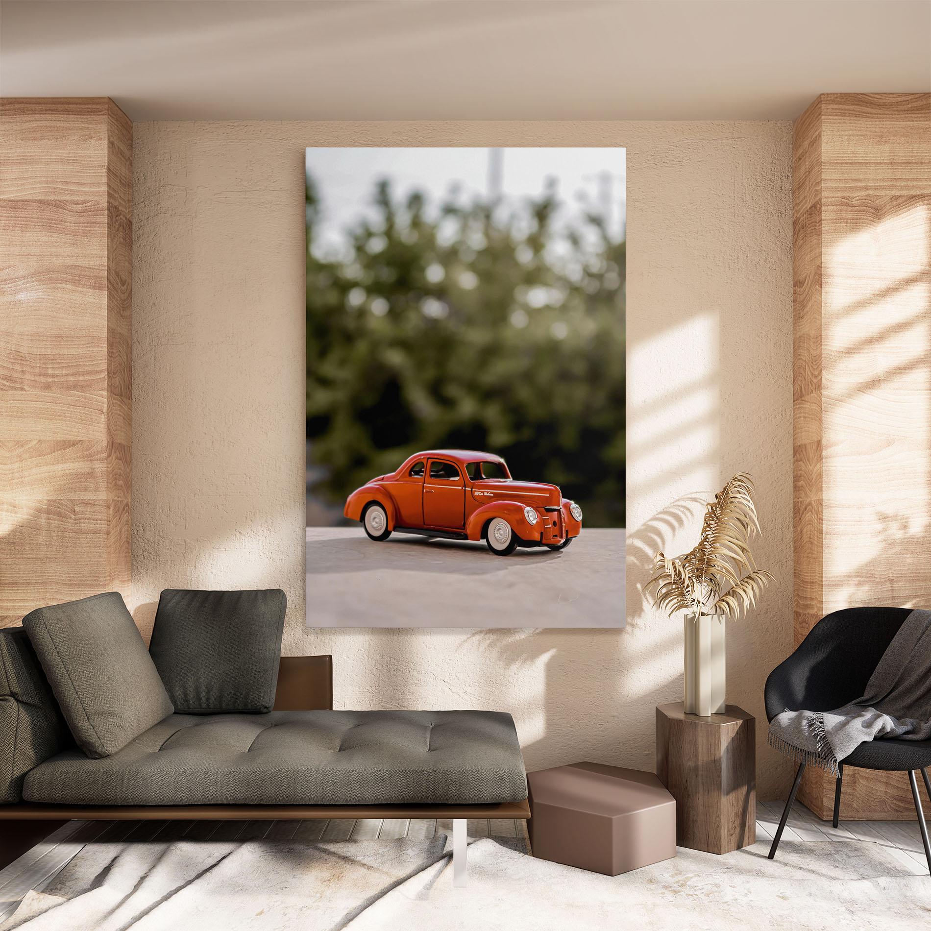 Tablou Canvas Vintage Orange Toy mockup 8