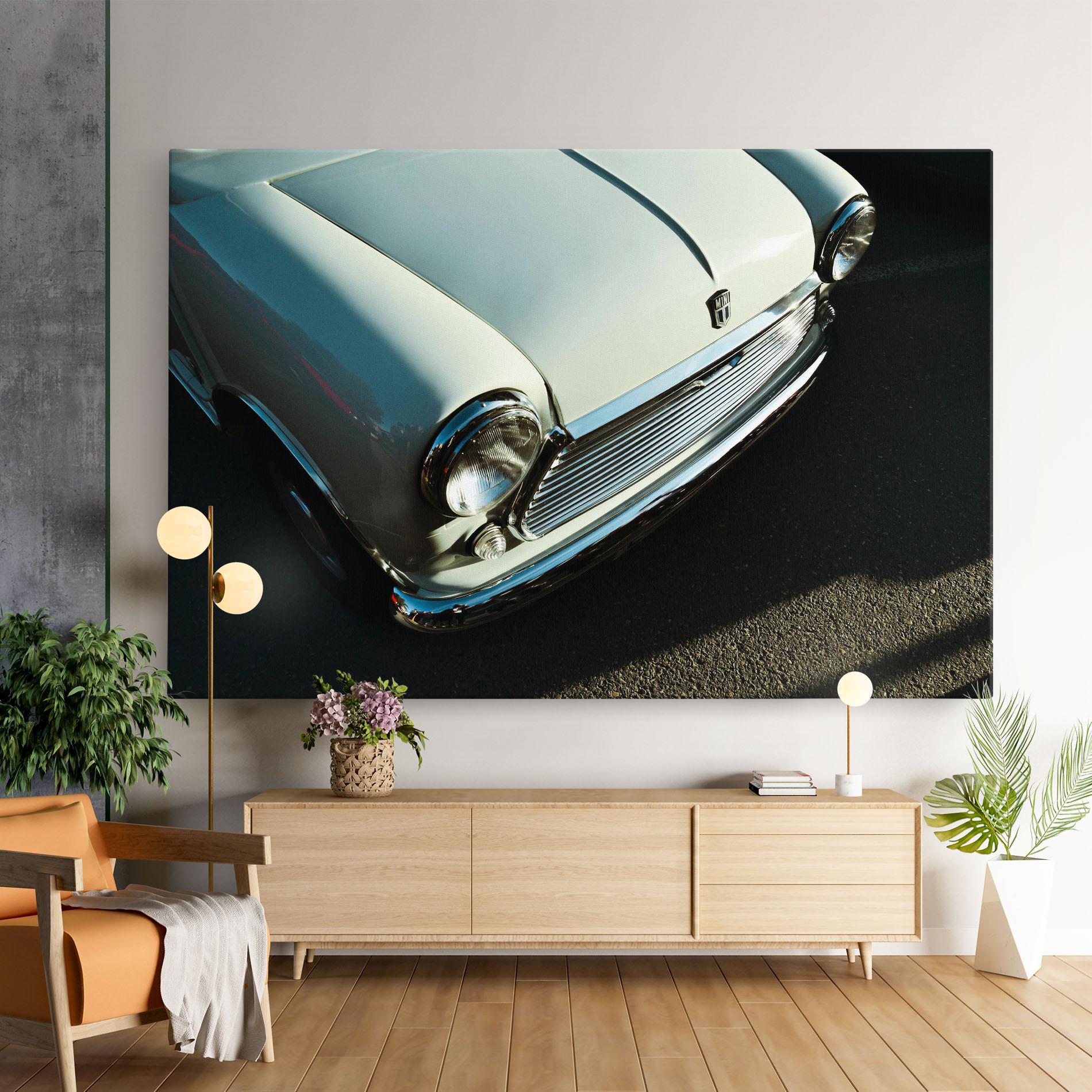 Tablou Canvas Light Blue Car mockup 9