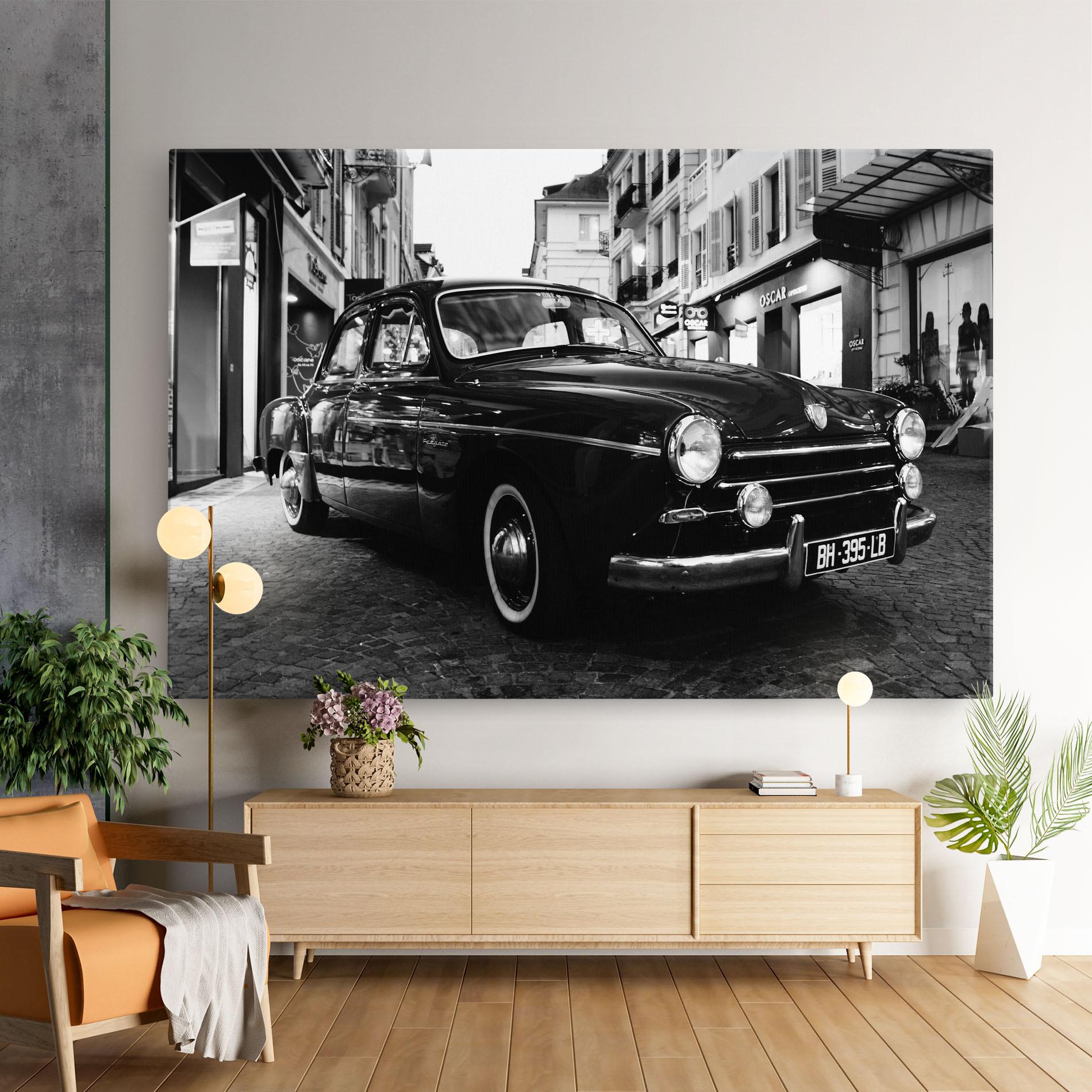Tablou Canvas Pretty Black Car mockup 9
