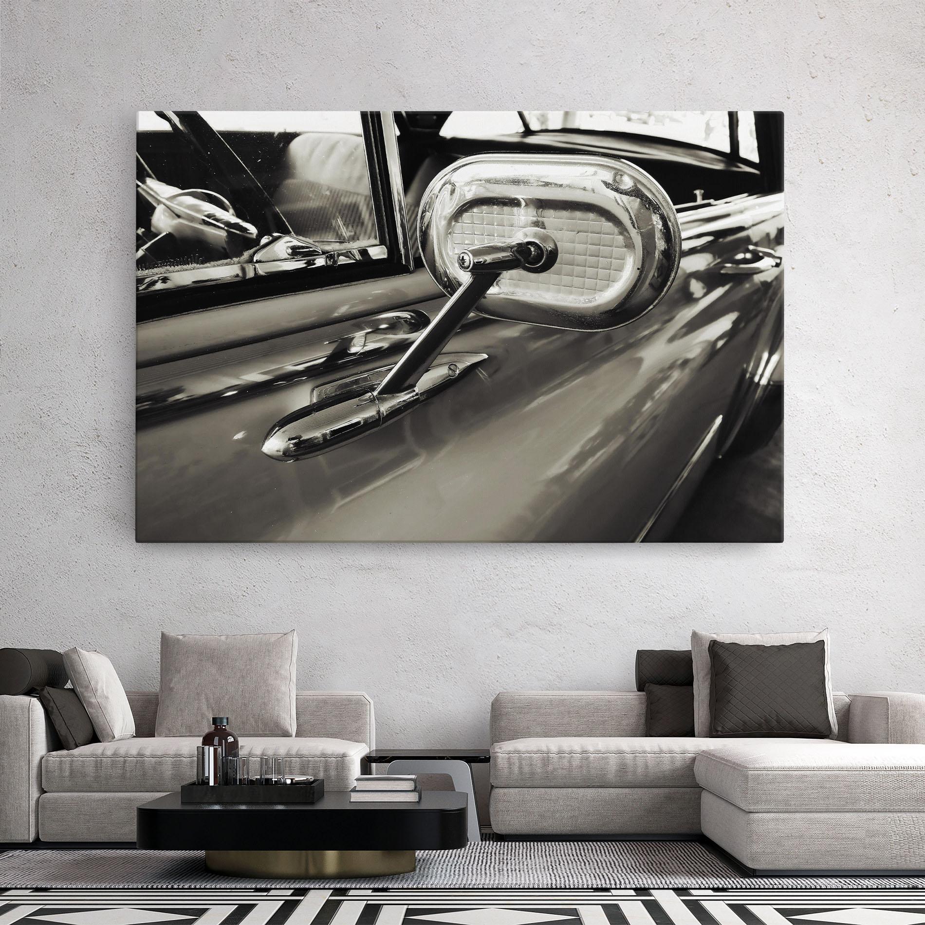 Tablou Canvas Close Up Grey Car mockup 2