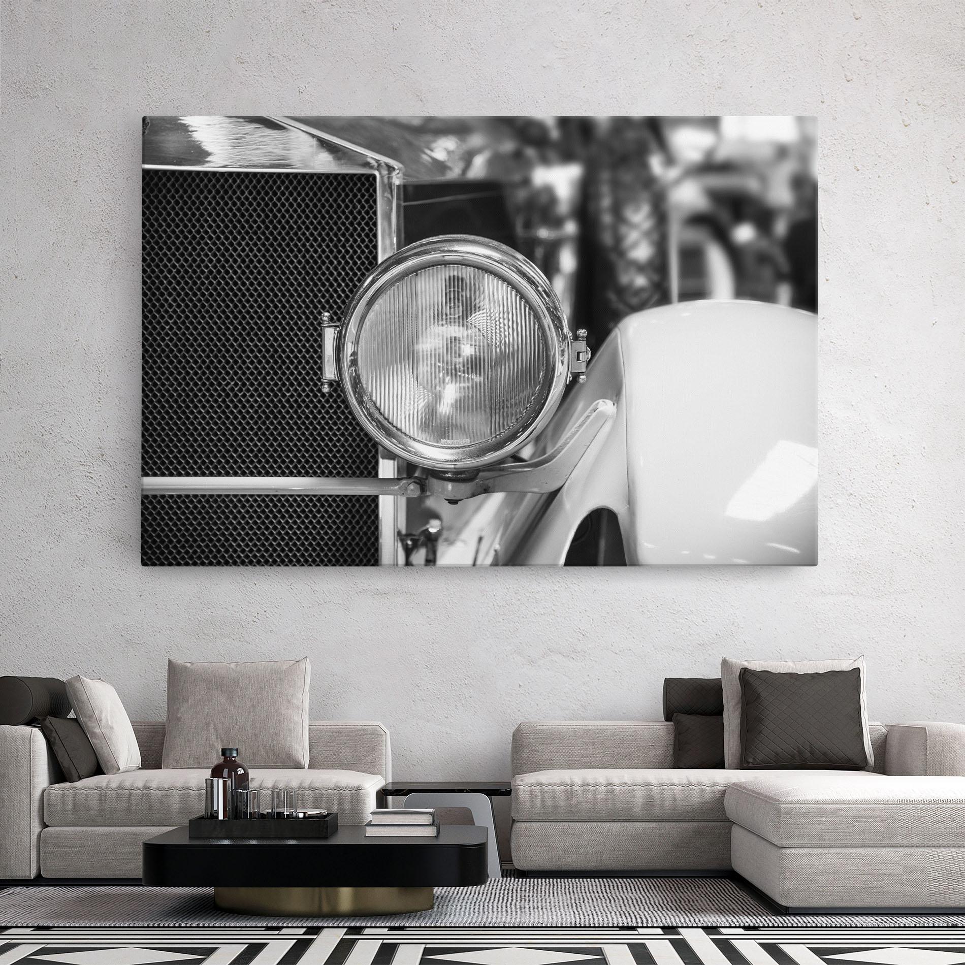 Tablou Canvas Closeup Grey Car mockup 2