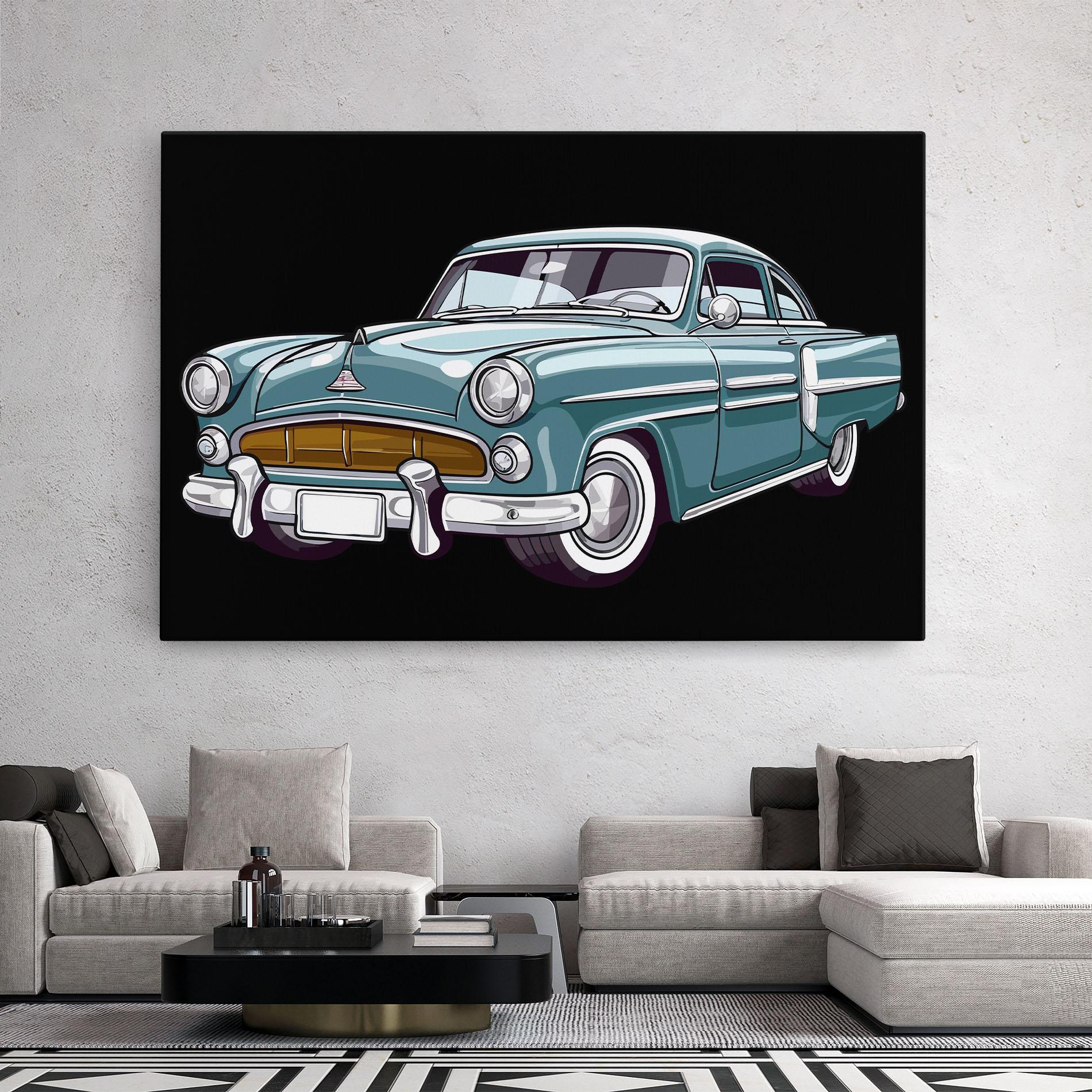 Tablou Canvas Ford Thunderbolt mockup 2