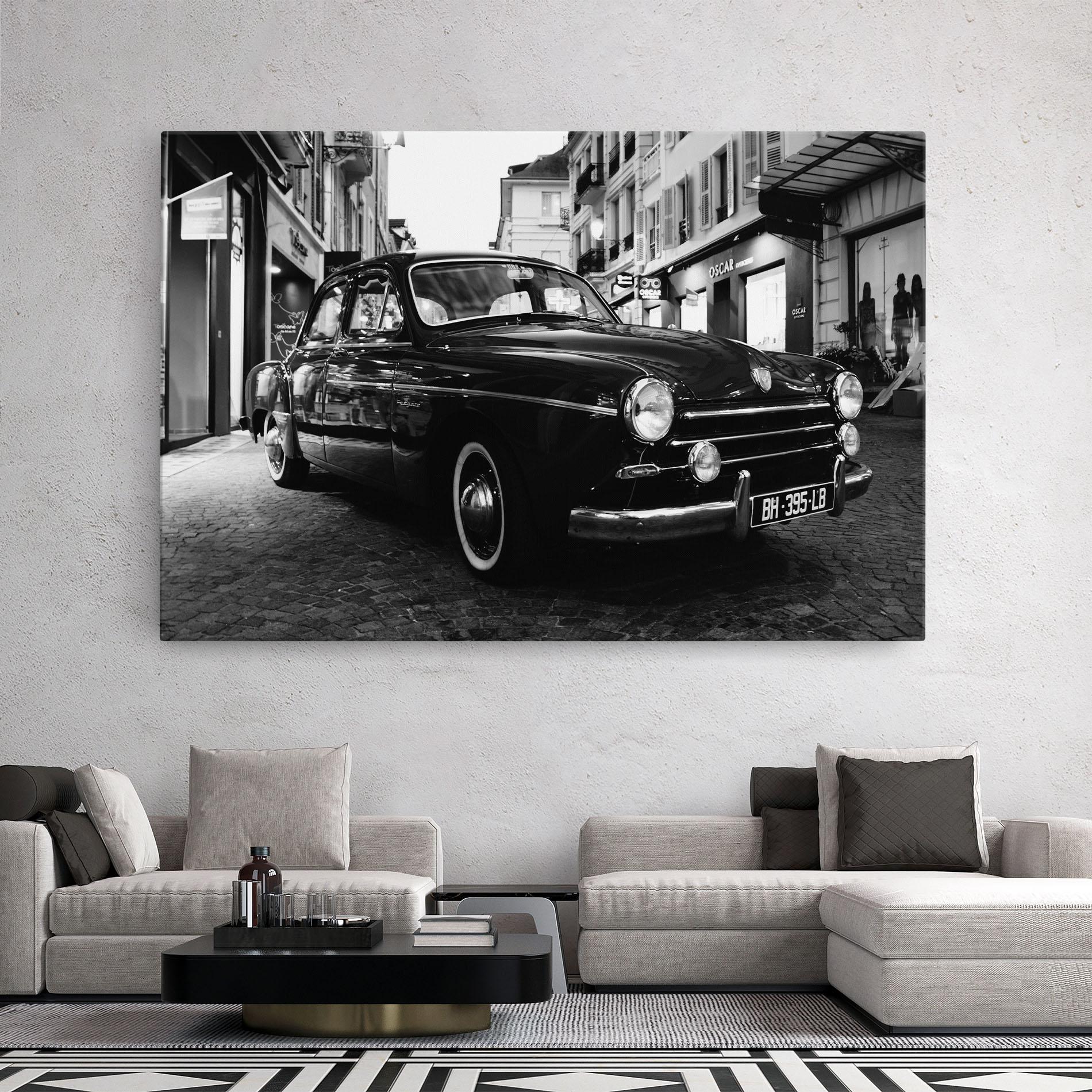 Tablou Canvas Pretty Black Car mockup 2