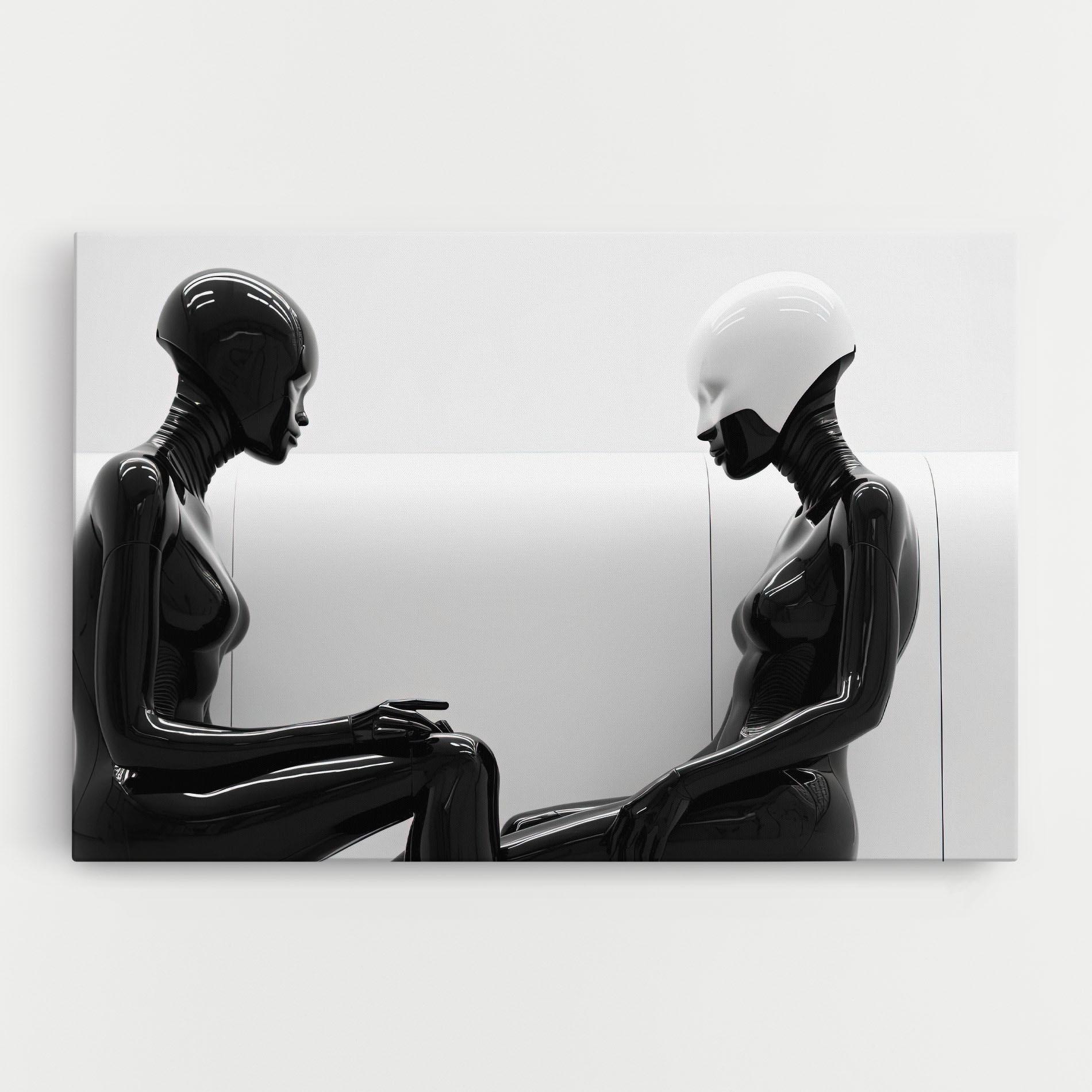 Tablou Canvas Black Mannequin mockup 0