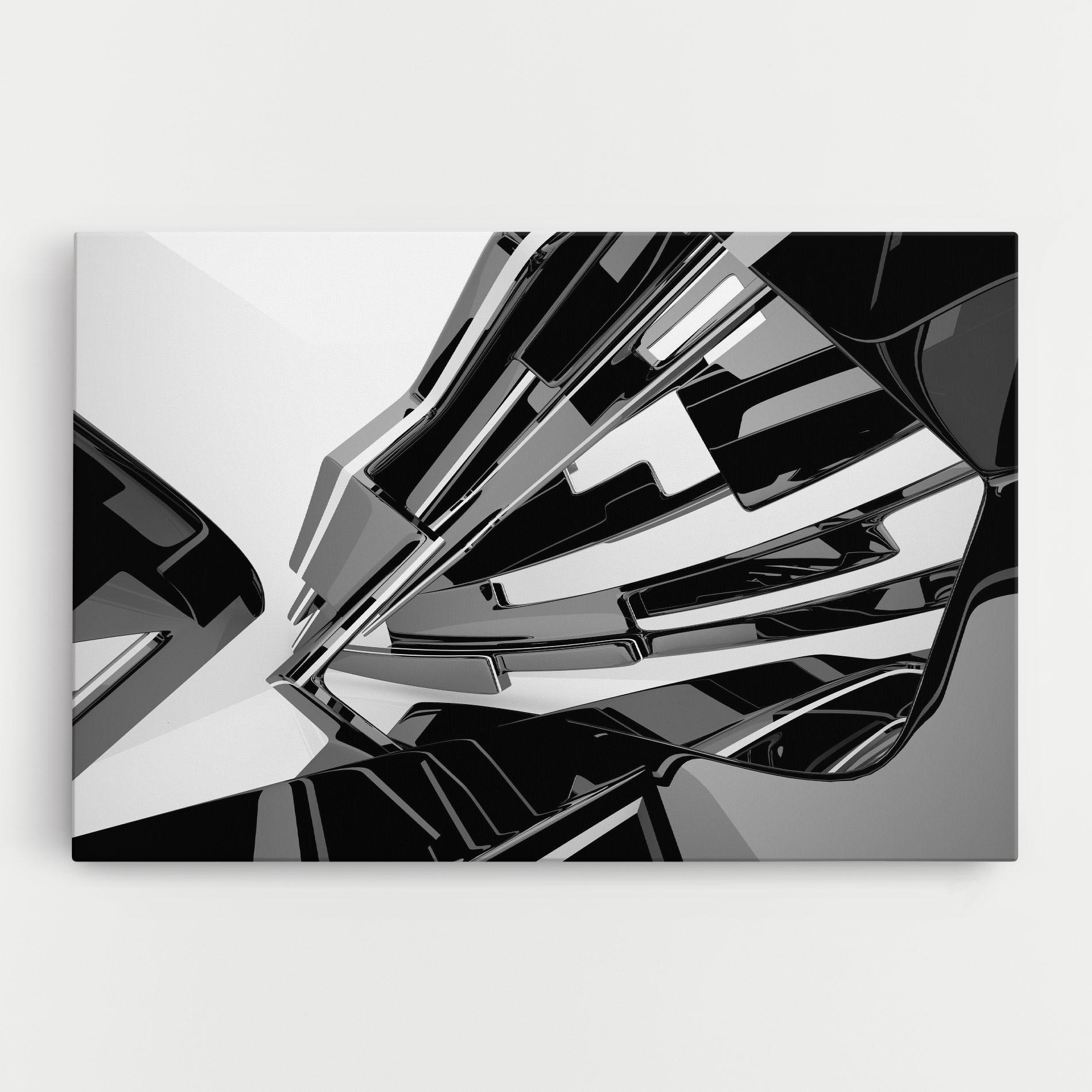 Tablou Canvas Black Sculpture mockup 0