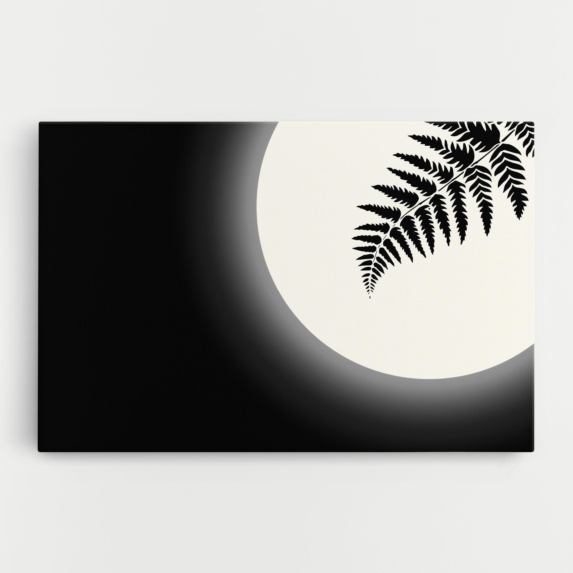 Tablou Canvas Full Moon Leaf mockup 0