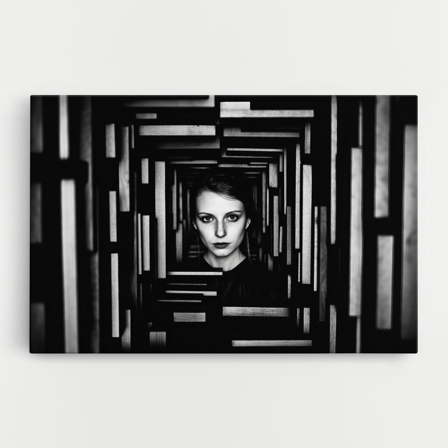Tablou Canvas Tunnel Woman mockup 0