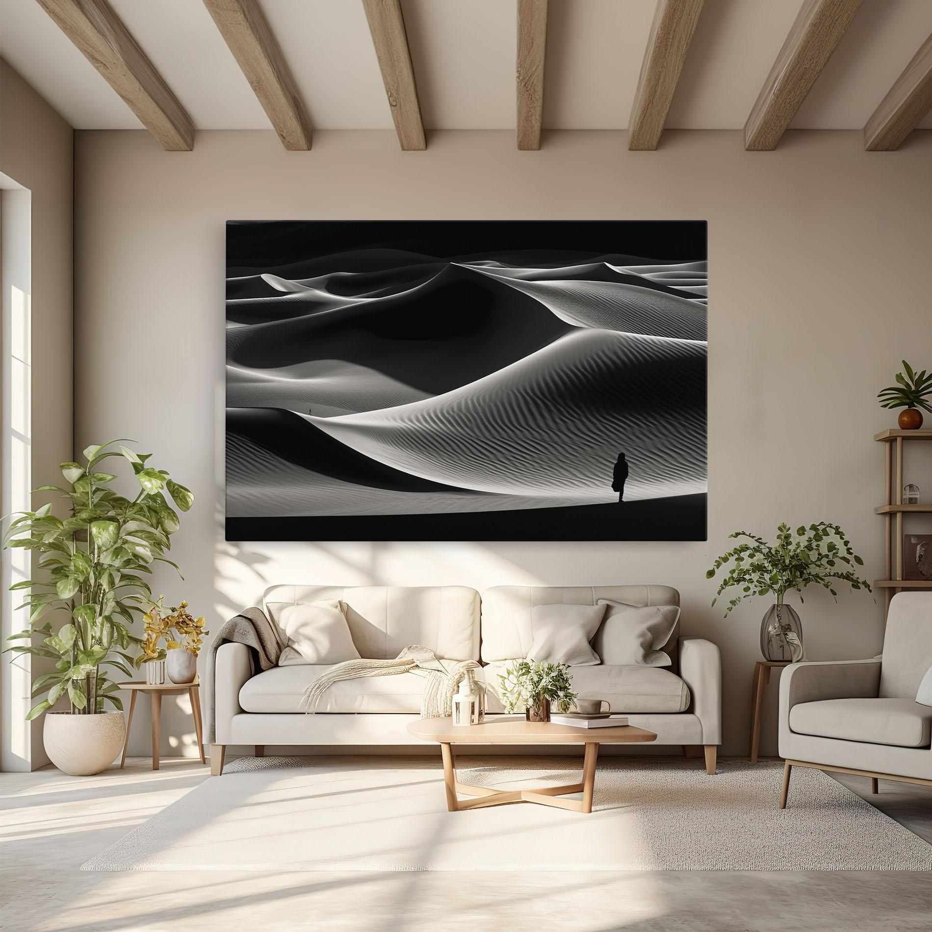 Tablou Canvas Dune Silhouette mockup 6