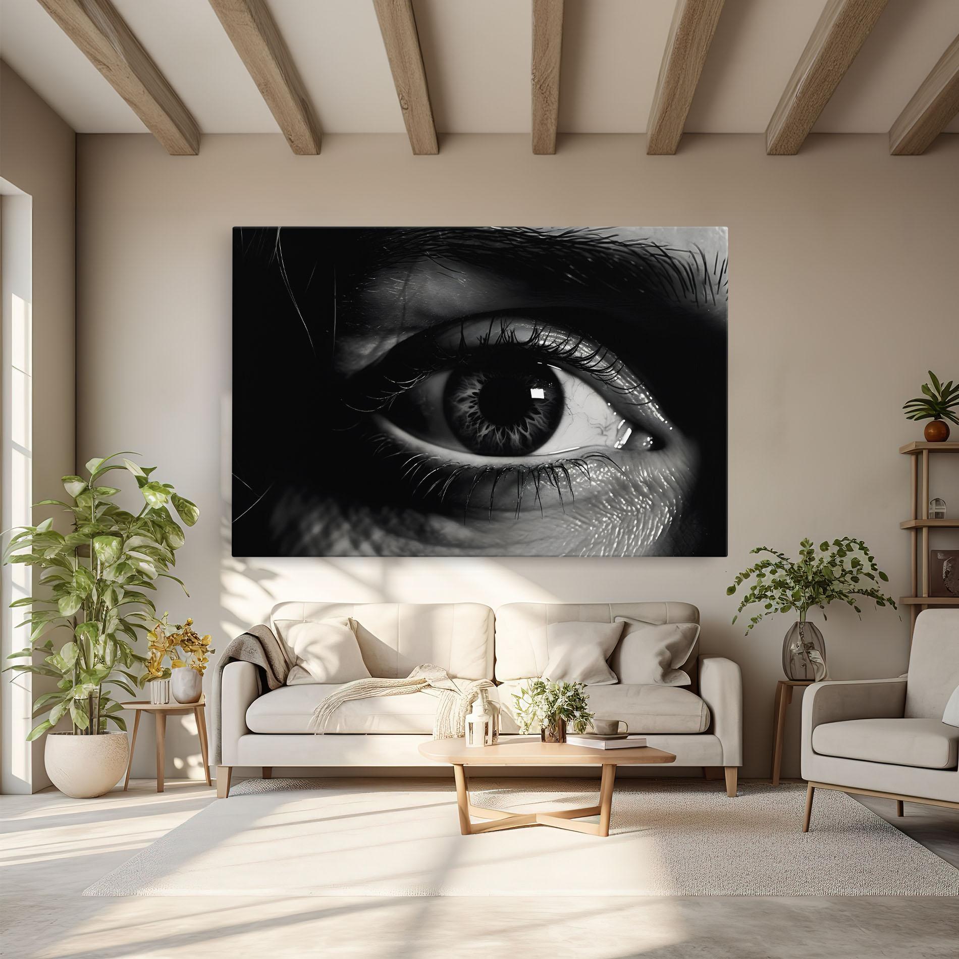 Tablou Canvas Eye Close Up mockup 6