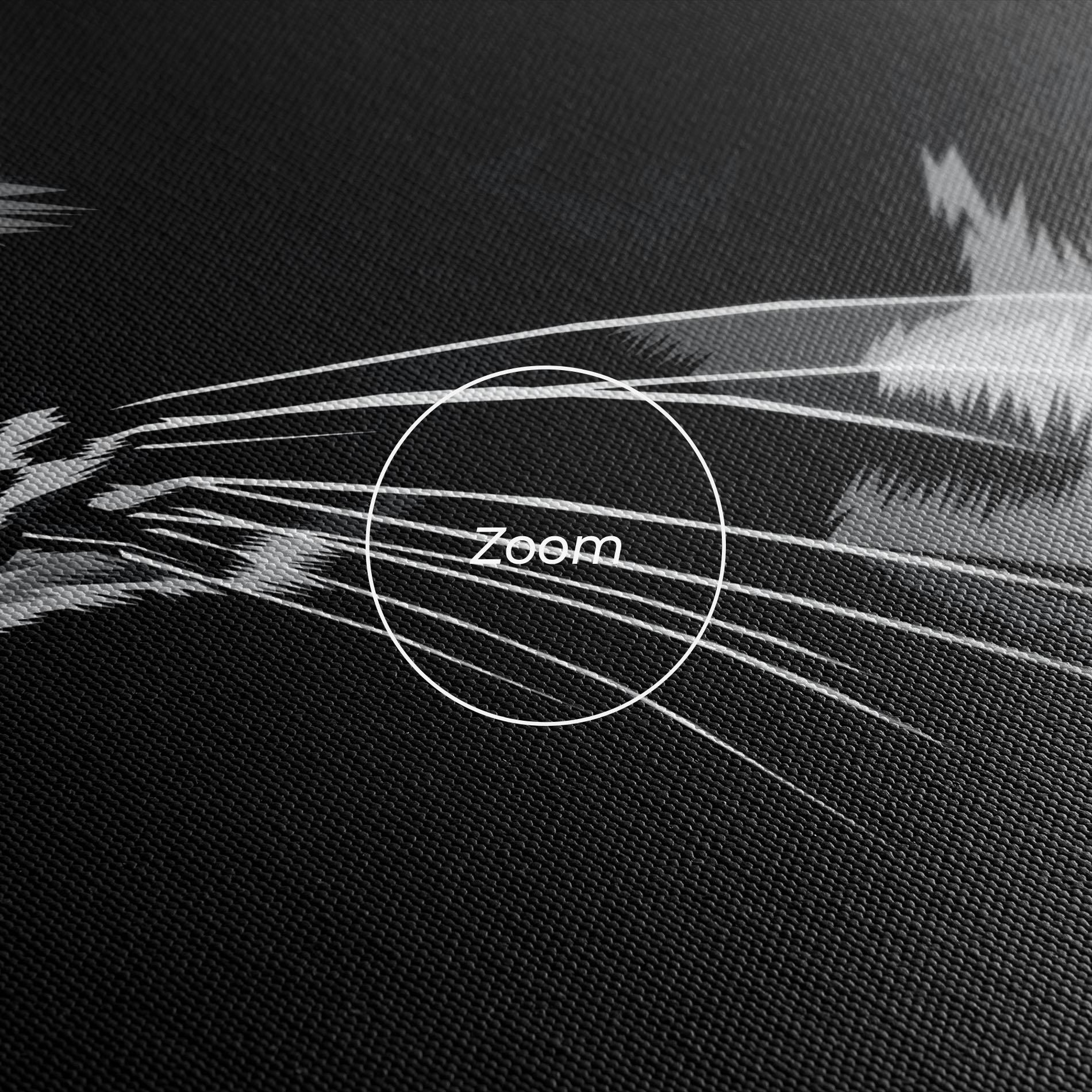 Tablou Canvas Black Grey Cat mockup 3