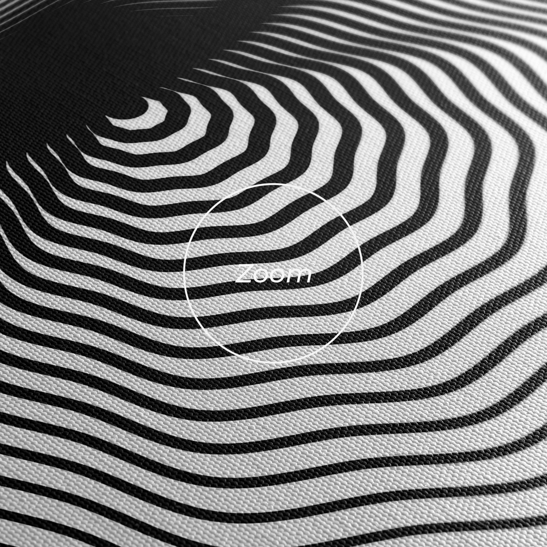 Tablou Canvas Black Line Art mockup 3