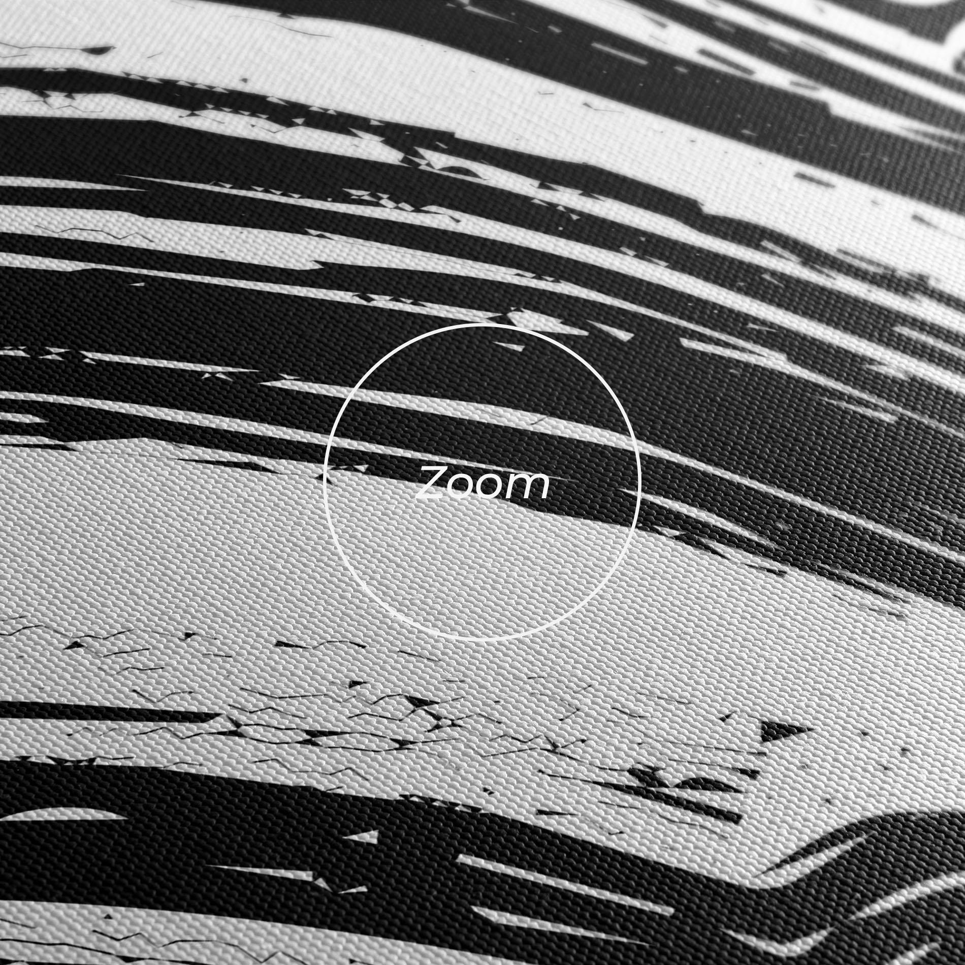 Tablou Canvas Black Liquid White mockup 3