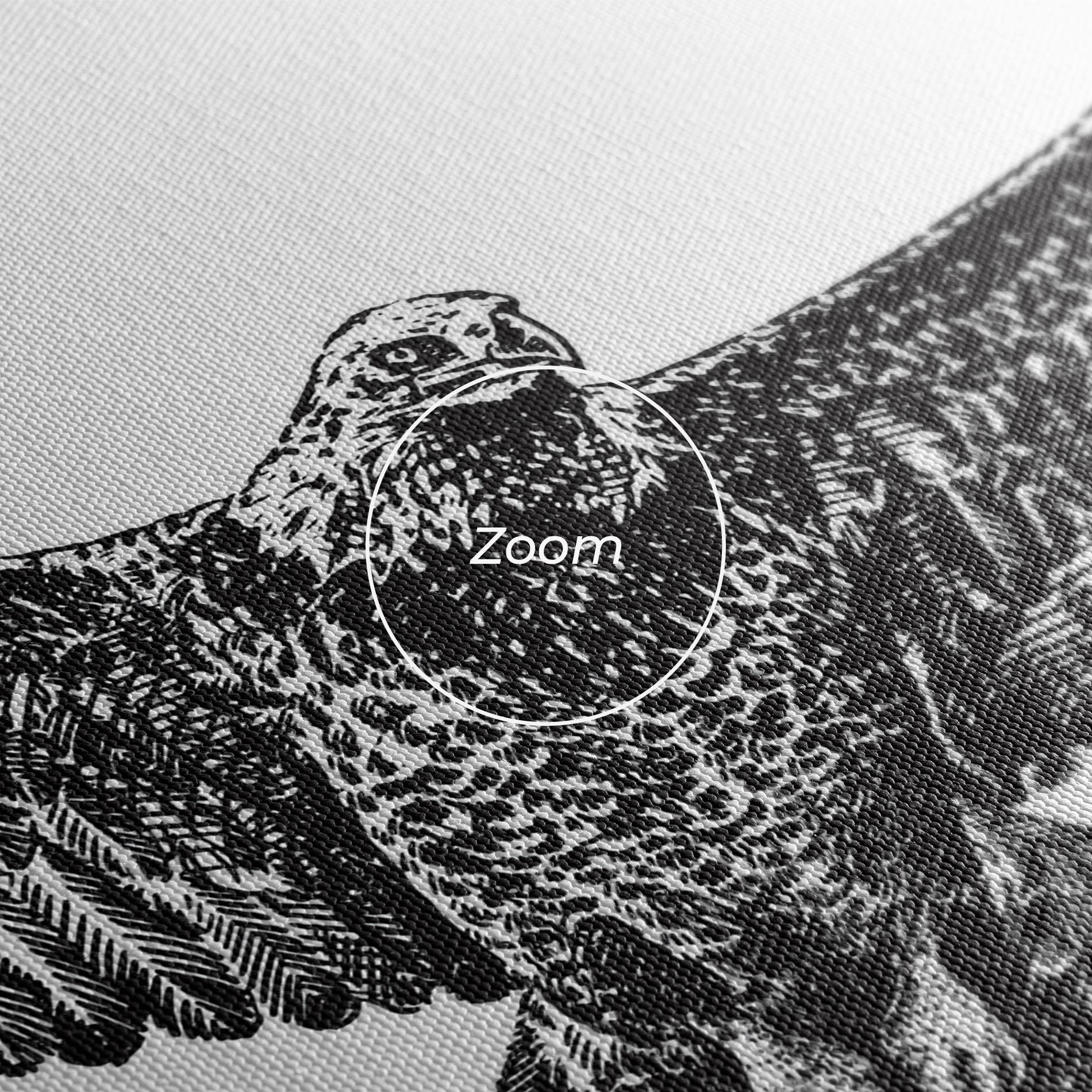 Tablou Canvas Eagle Art Line mockup 3