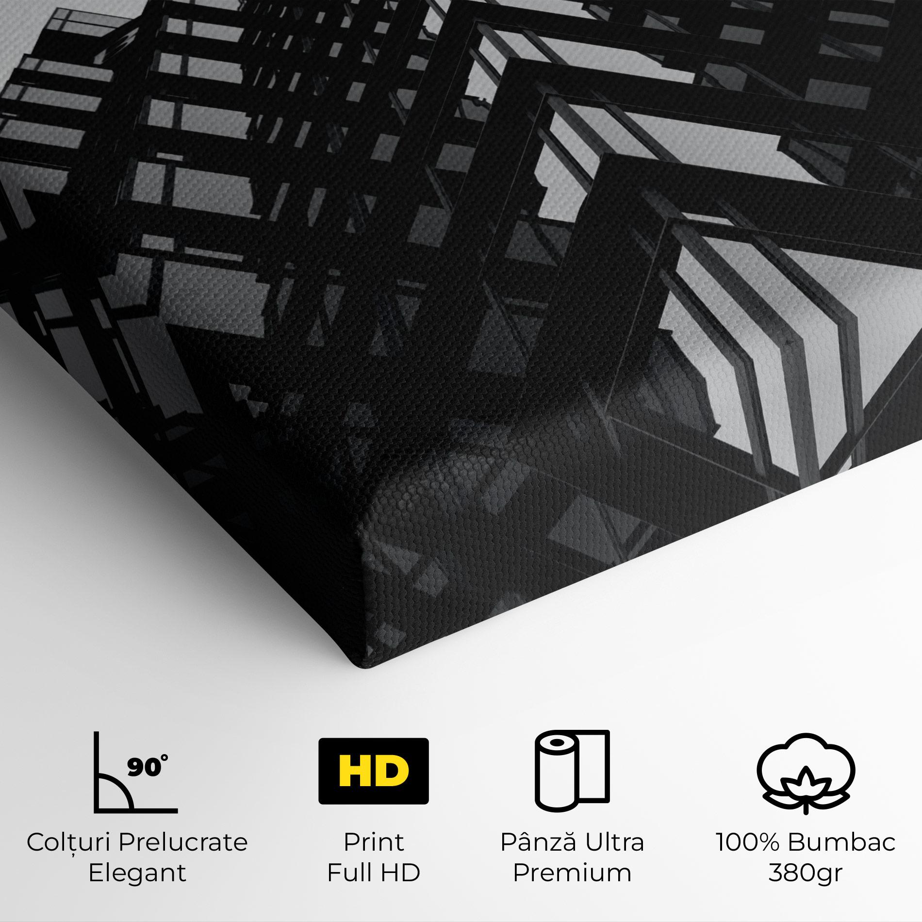 Tablou Canvas Black Building mockup 4