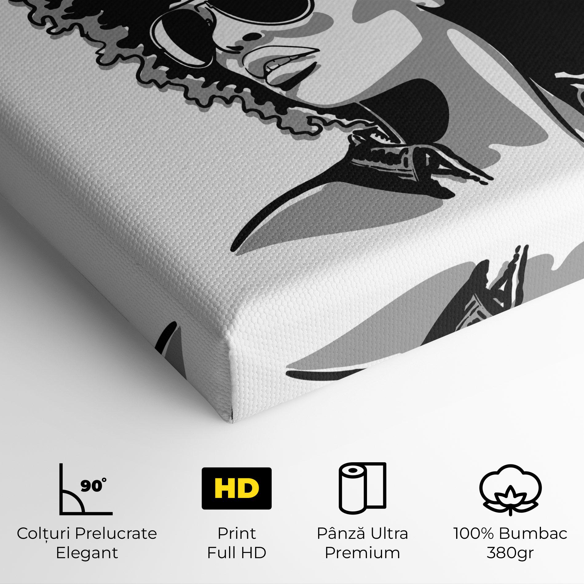 Tablou Canvas Black Grasses mockup 4