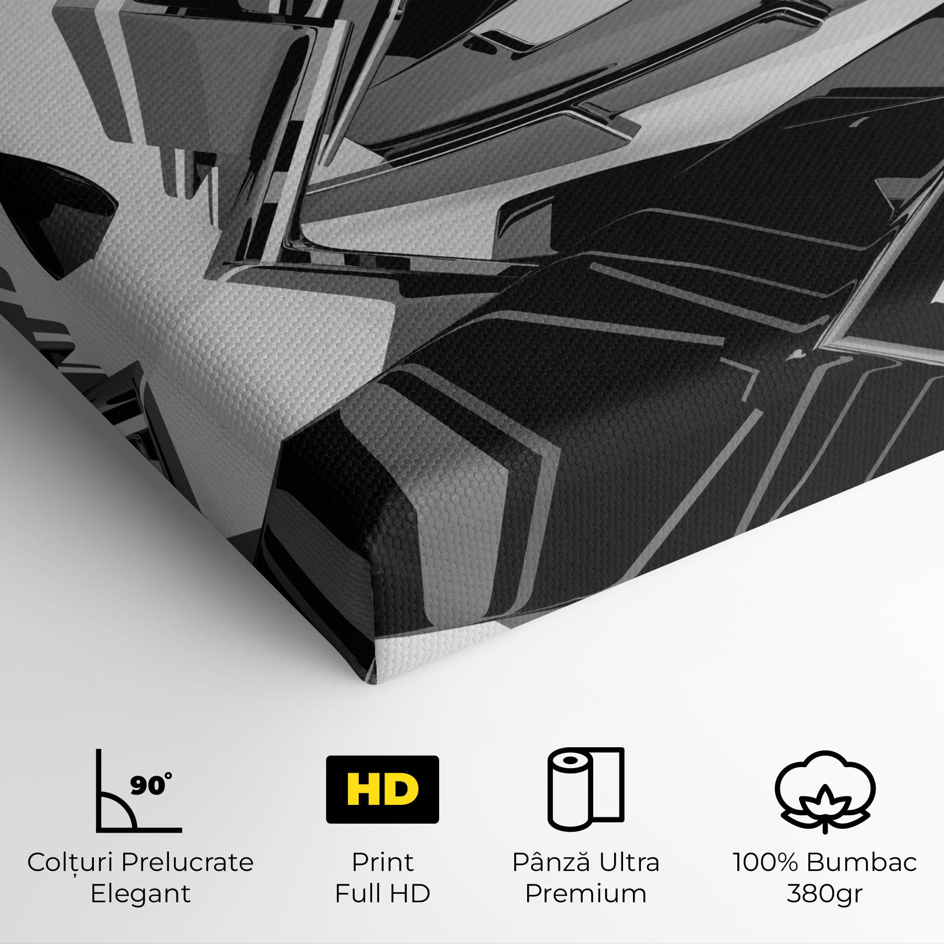 Tablou Canvas Black Sculpture mockup 4