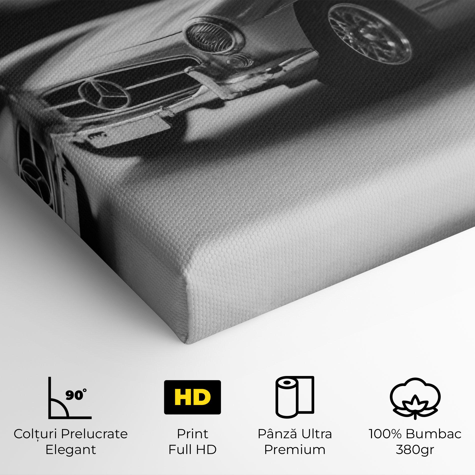 Tablou Canvas Grey Old Car mockup 4