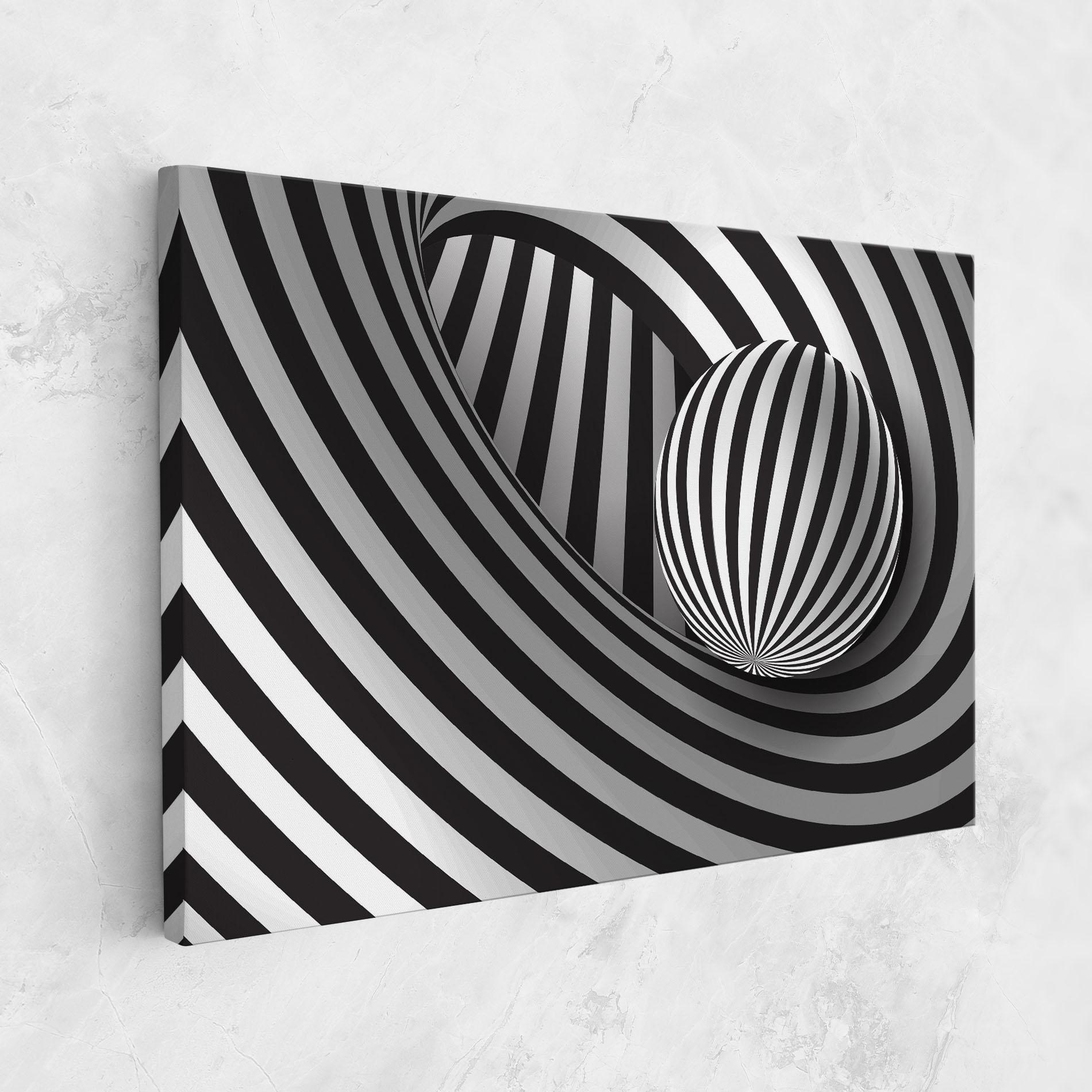 Tablou Canvas 3d Zebra Ball mockup 1