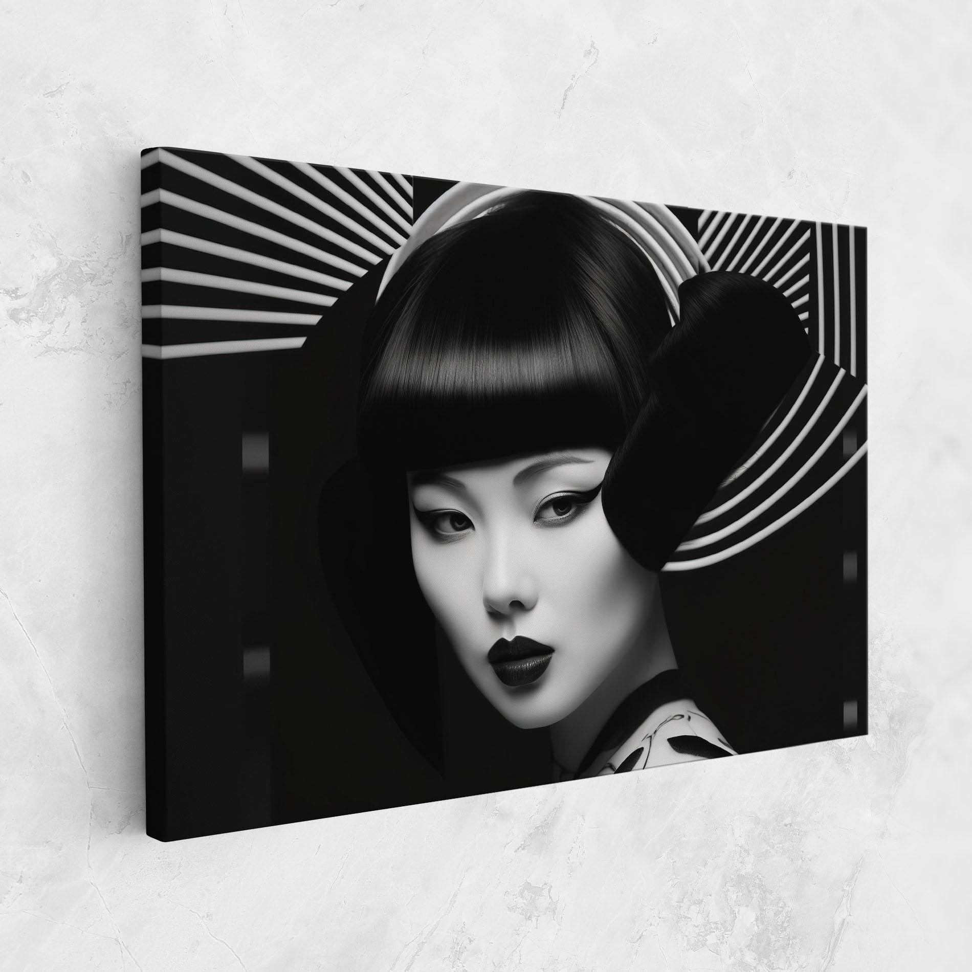 Tablou Canvas Abstract Asian Woman mockup 1