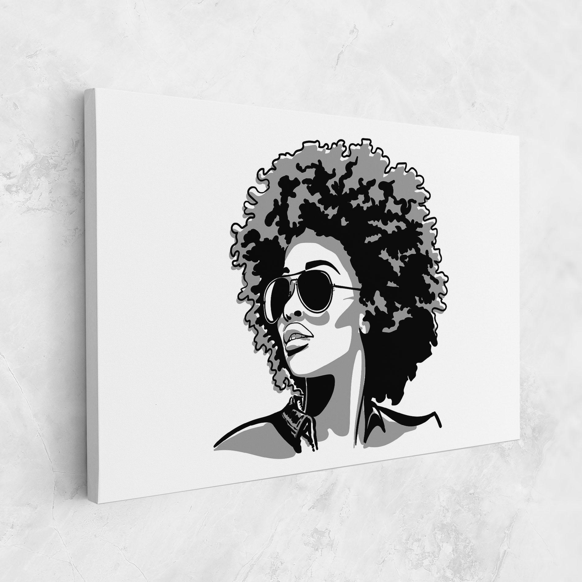 Tablou Canvas Black Grasses mockup 1