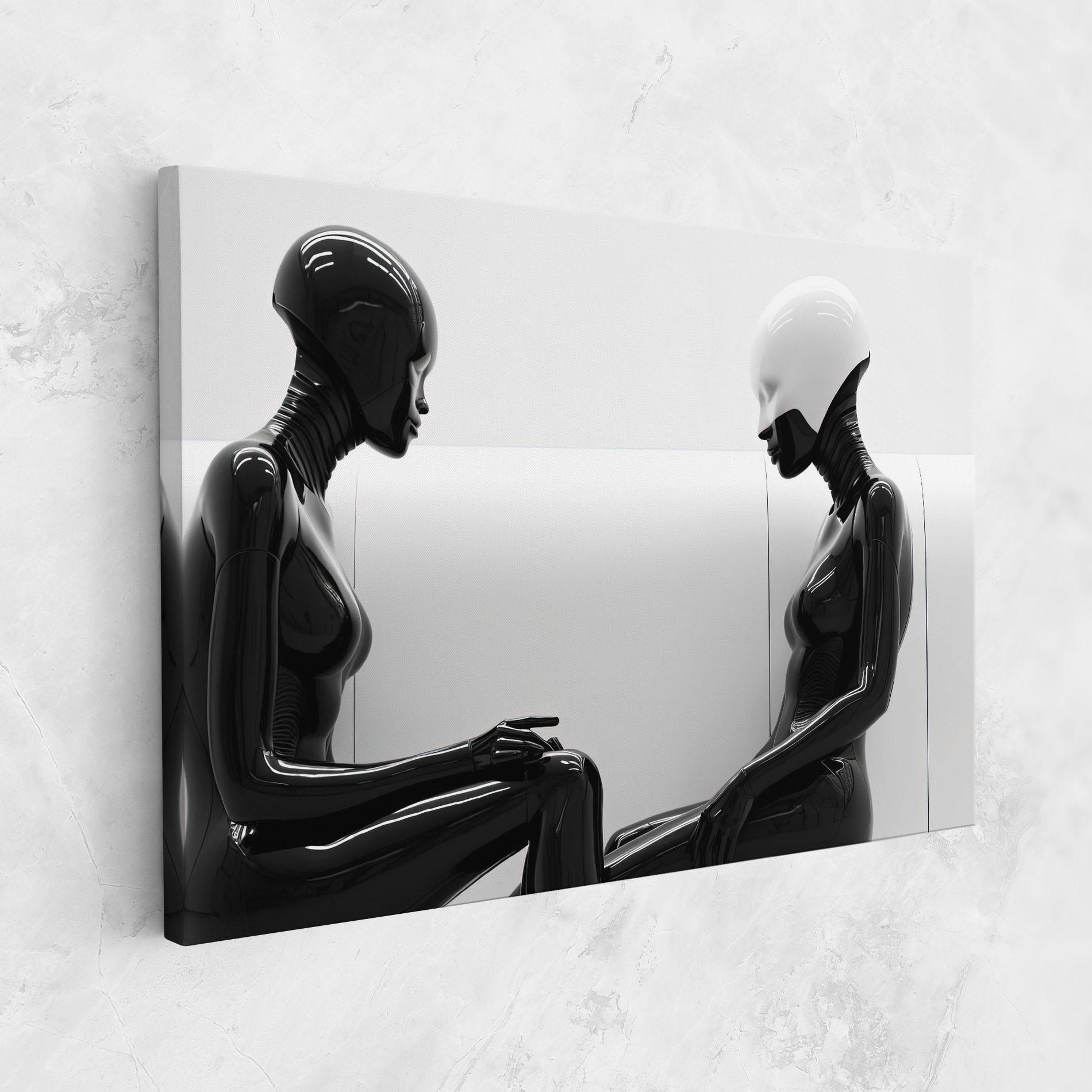 Tablou Canvas Black Mannequin mockup 1