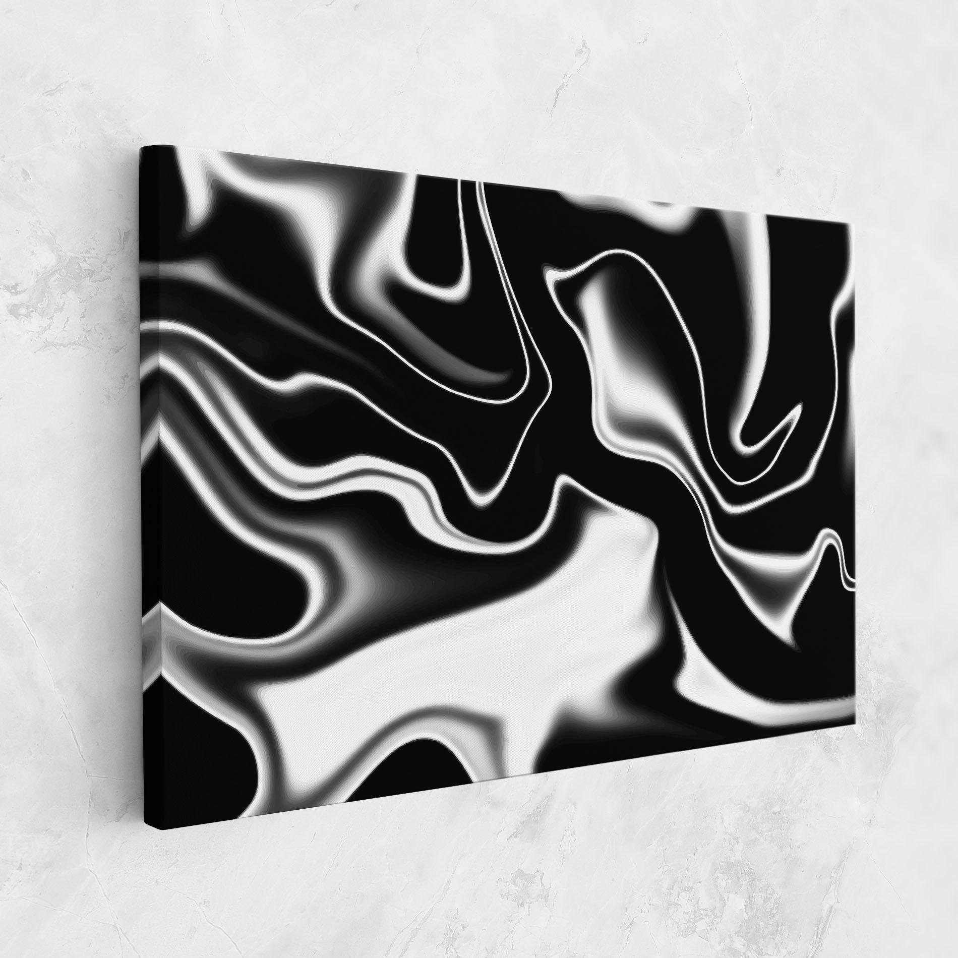Tablou Canvas Black Metalic Art mockup 1