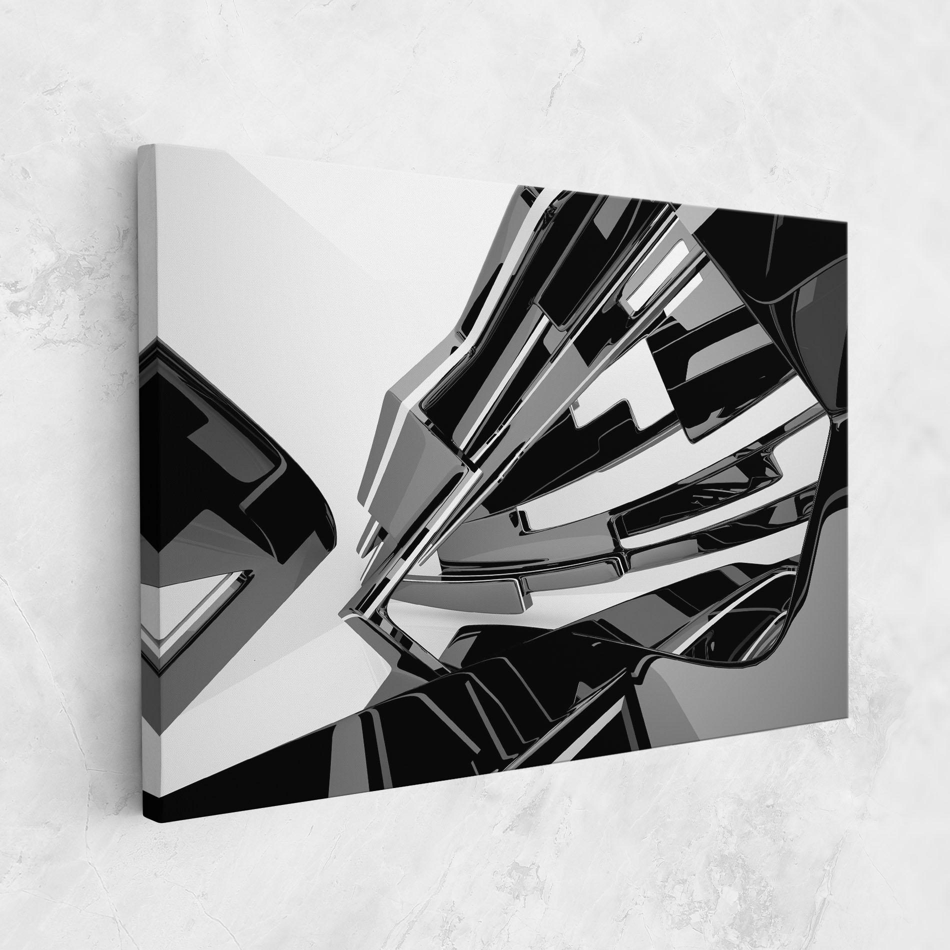 Tablou Canvas Black Sculpture mockup 1