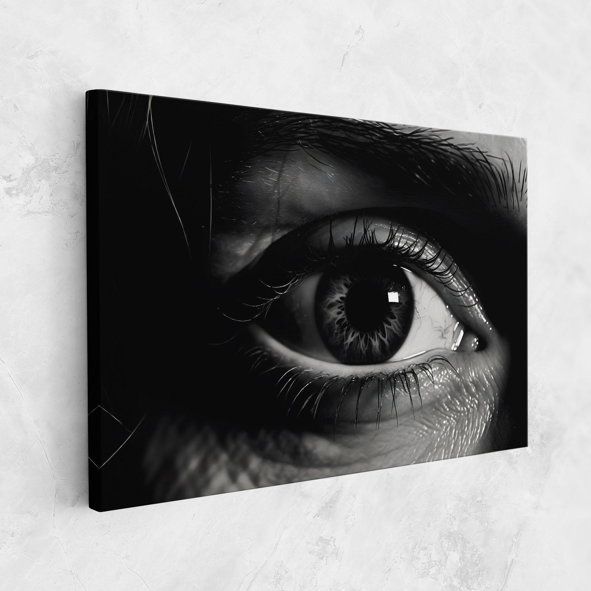 Tablou Canvas Eye Close Up mockup 1