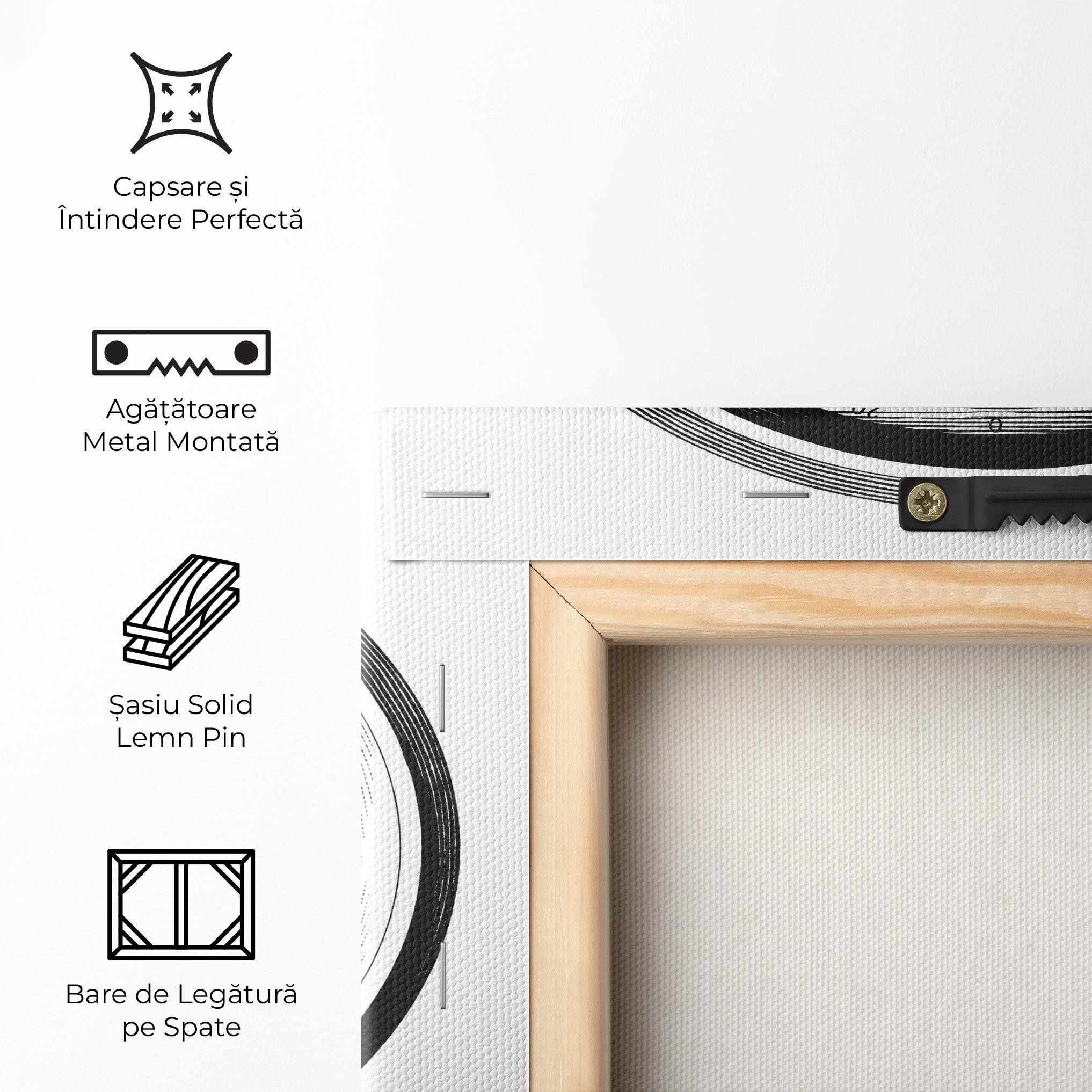 Tablou Canvas Black Compass mockup 5