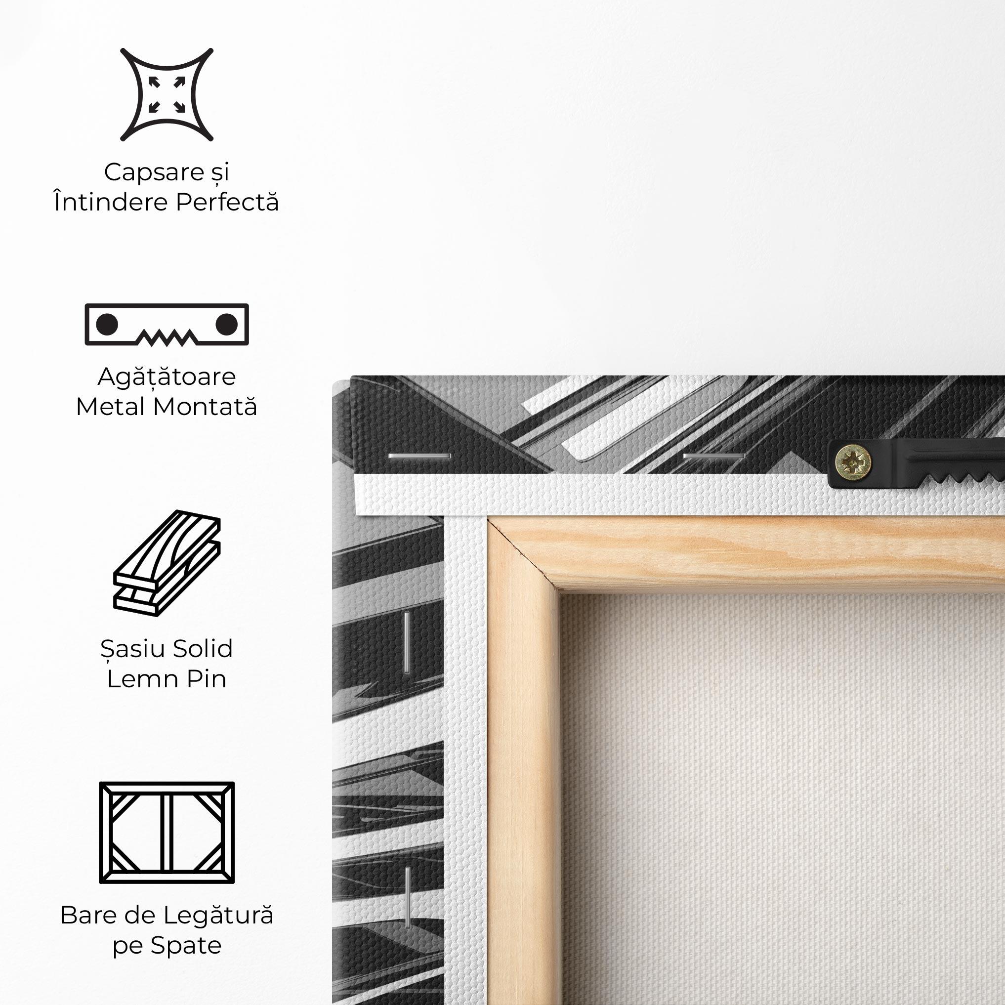 Tablou Canvas Black Sculpture mockup 5