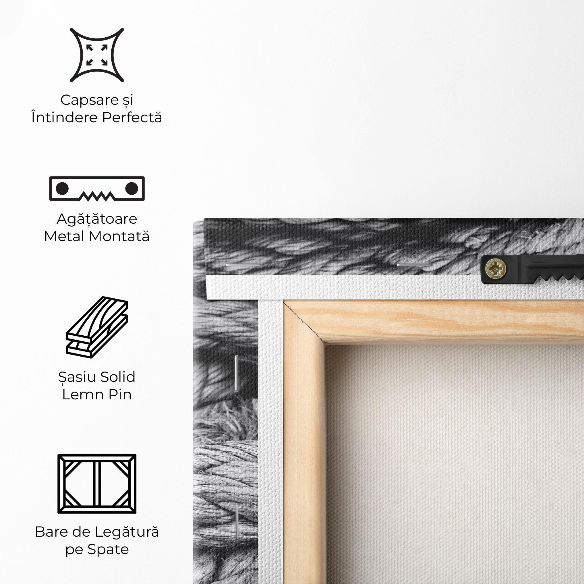 Tablou Canvas Gray String mockup 5