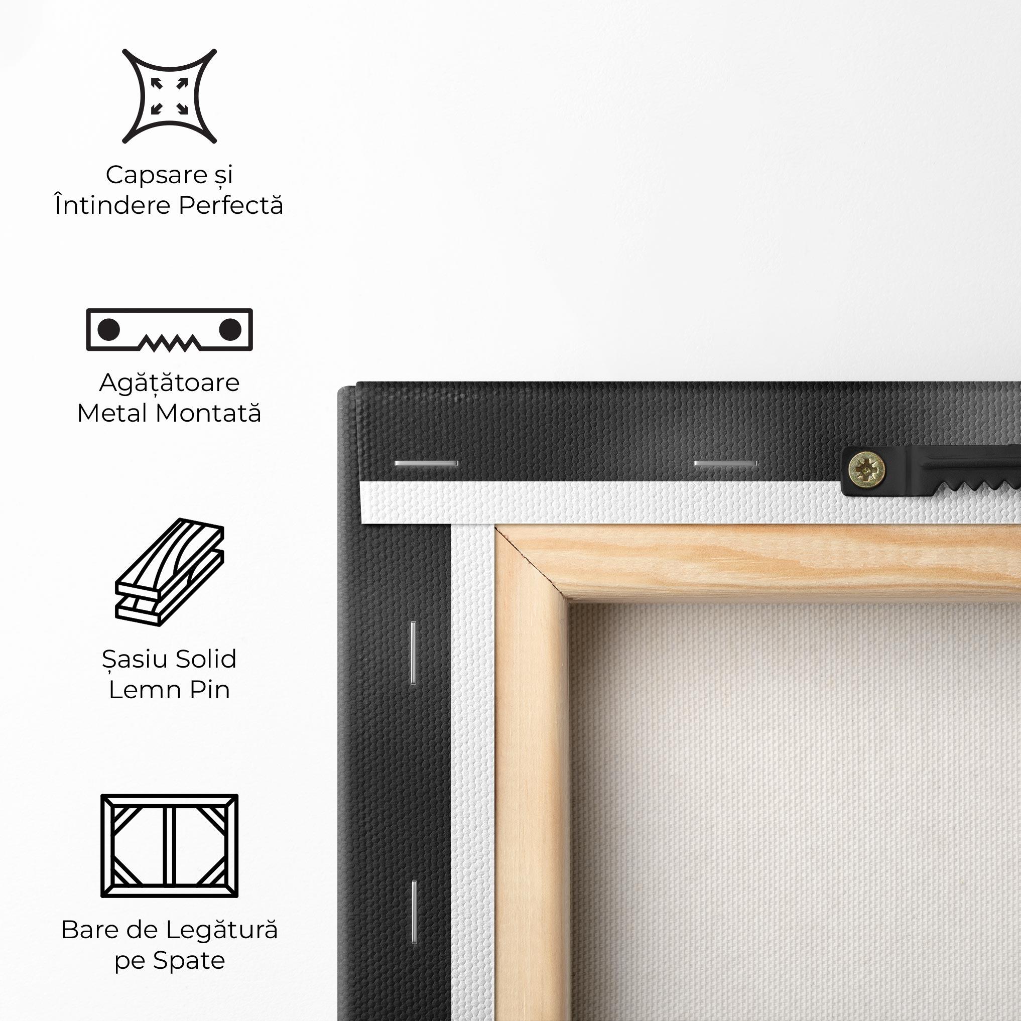Tablou Canvas Grey Dandelion mockup 5