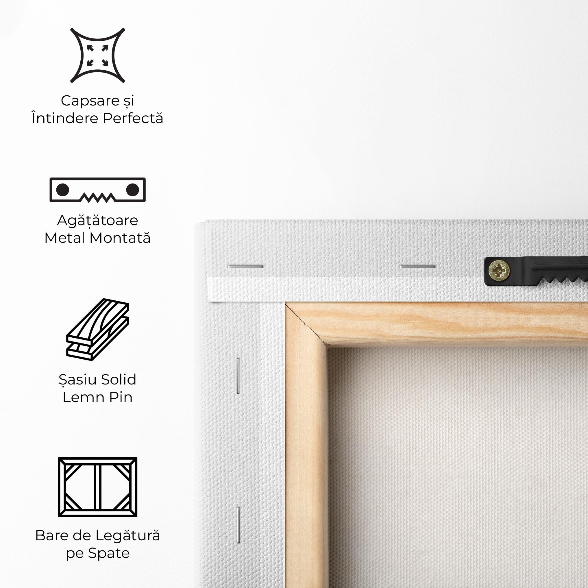 Tablou Canvas Grey Plant mockup 5