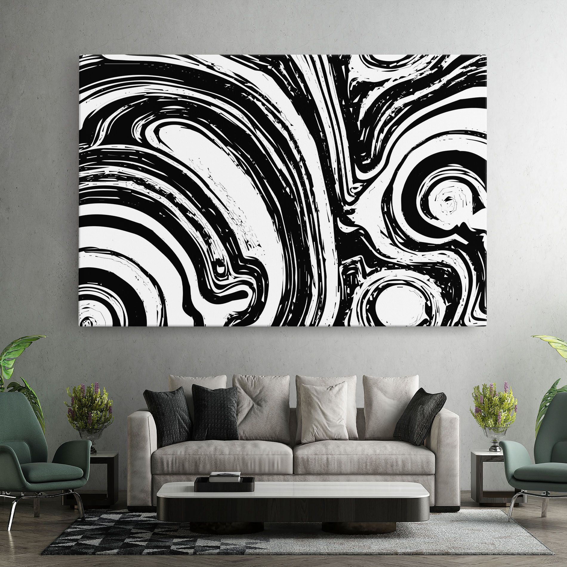 Black Liquid White mockup 7