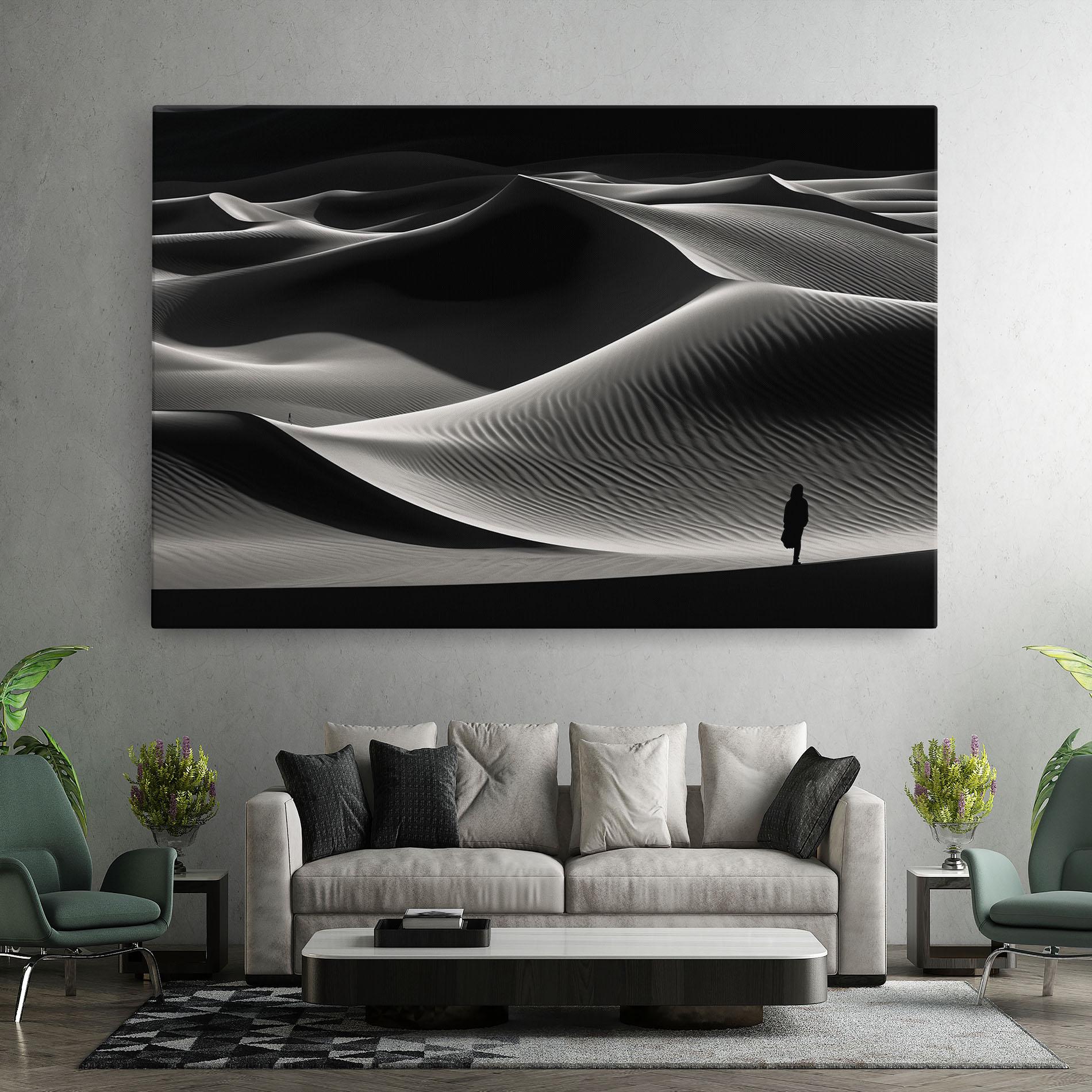 Tablou Canvas Dune Silhouette mockup 7